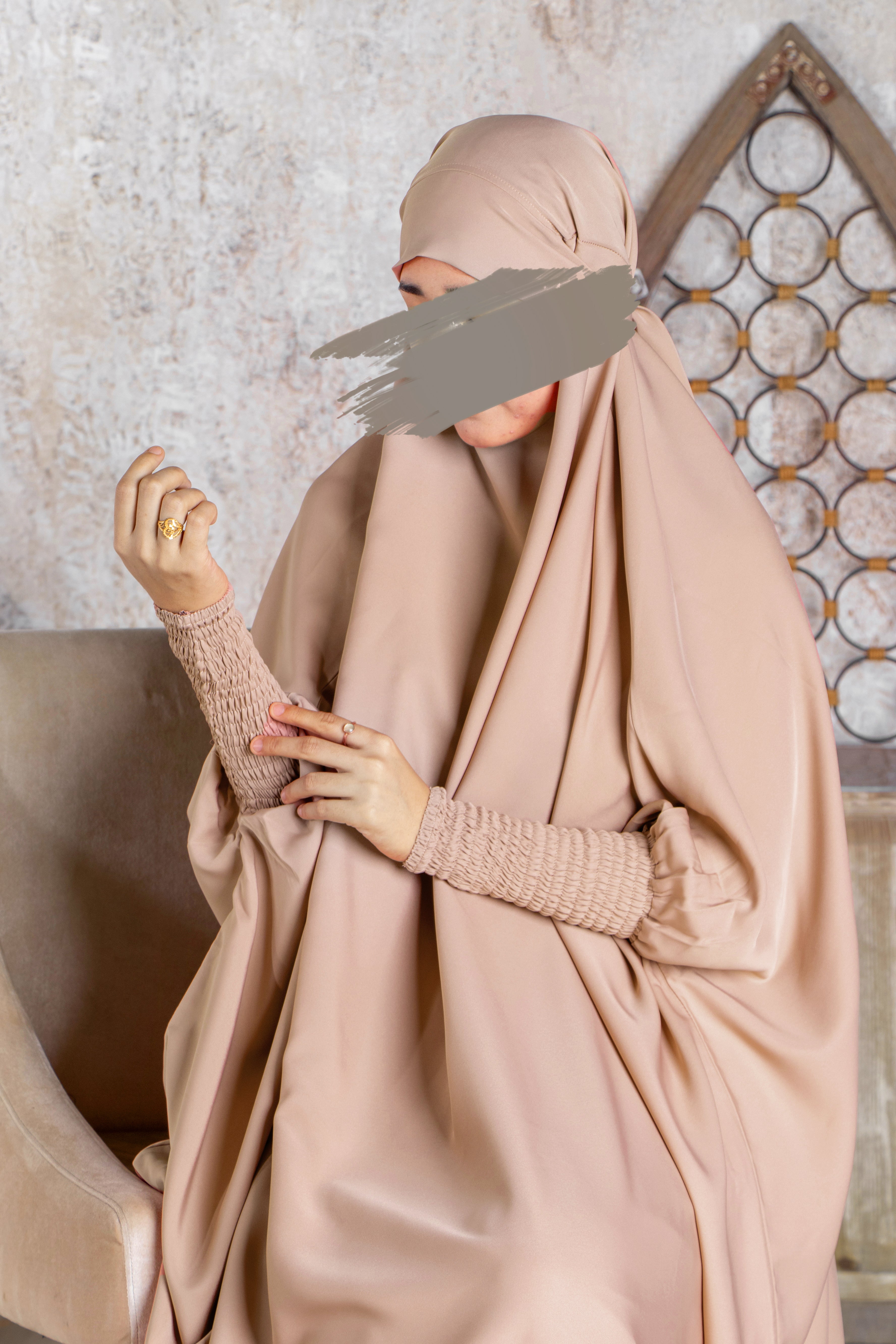 Pale Peach Jilbab - Jilbab - Muslim Lifestyle Store