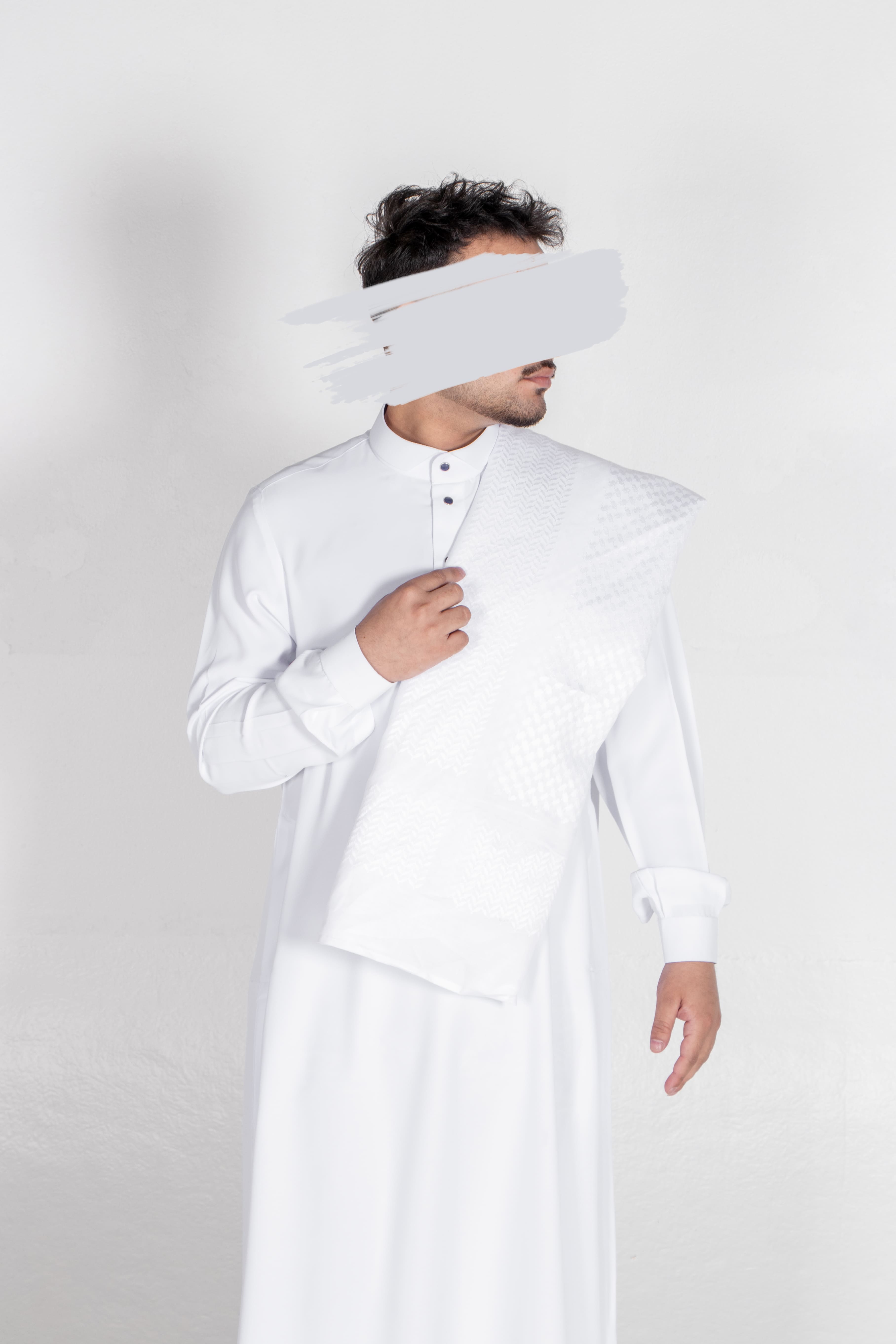 Saudi White Shemagh - Shemagh Scarf - Muslim Lifestyle Store