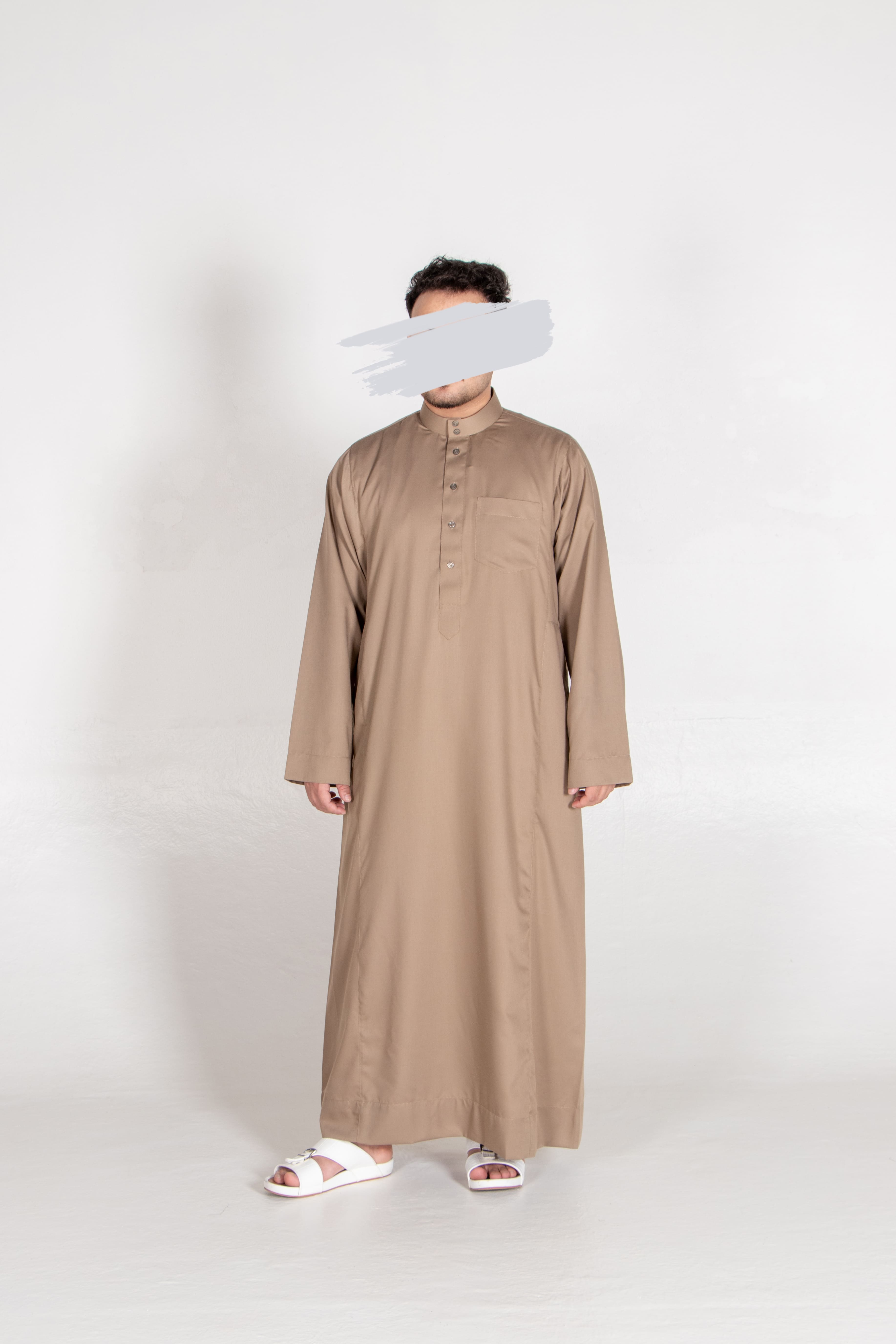 thobe saudi dress Everyday Saudi Oak Brown Thobe