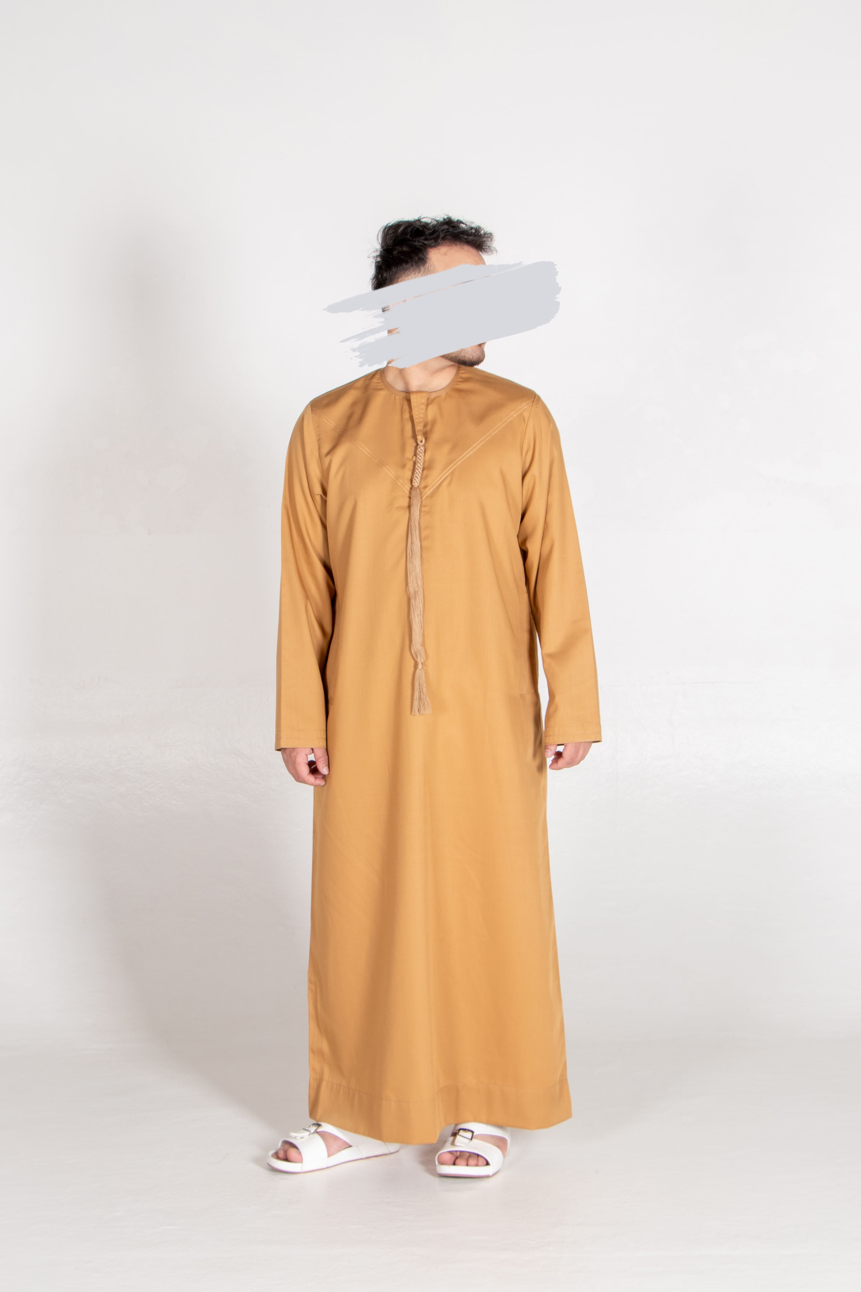 Golden Emirati Kandura - Emirati Kandura - Muslim Lifestyle Store