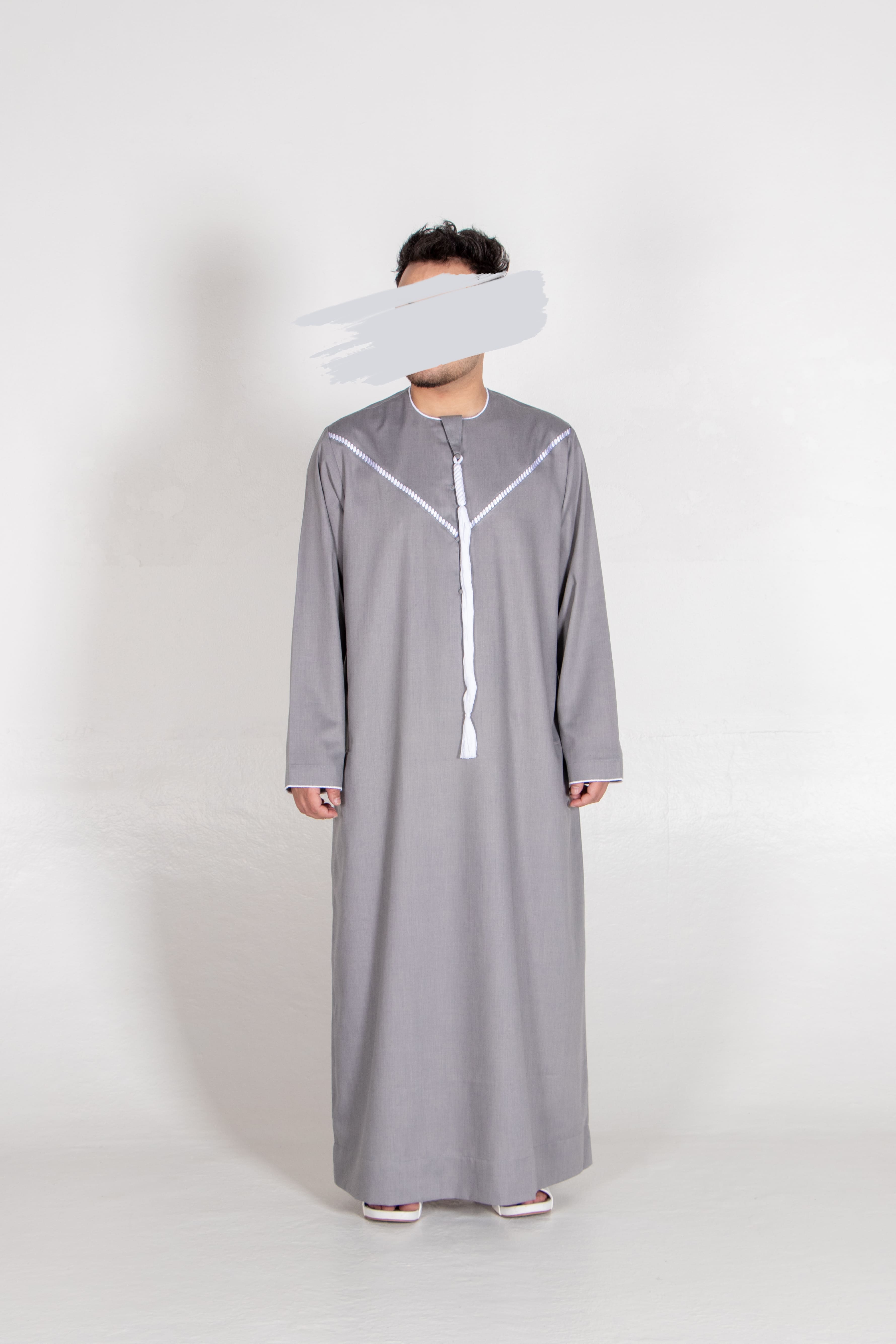 Gray Emirati Kandura - Emirati Kandura - Muslim Lifestyle Store