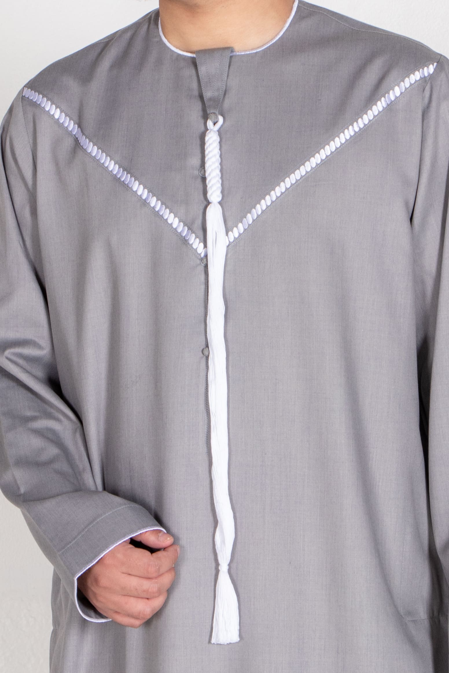 Gray Emirati Kandura - Emirati Kandura - Muslim Lifestyle Store