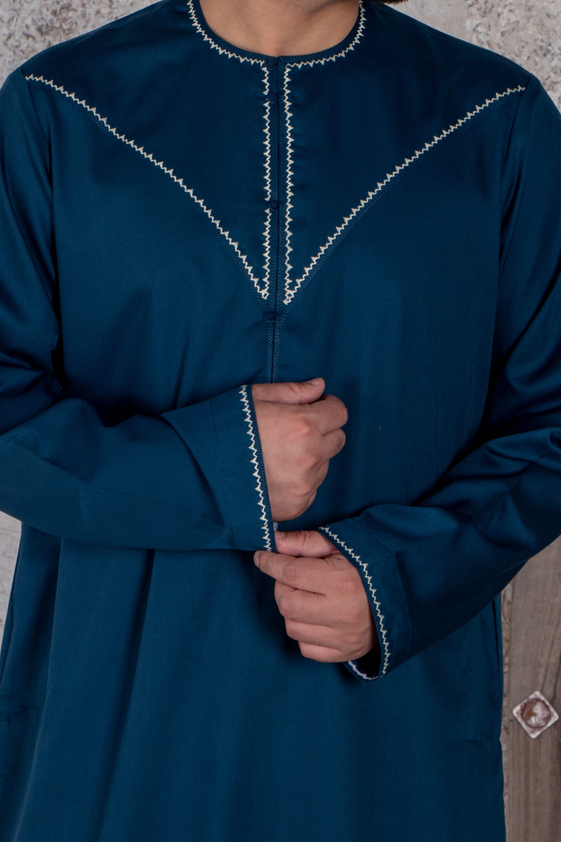 Blue Emirati Kandura - Emirati Kandura - Muslim Lifestyle Store