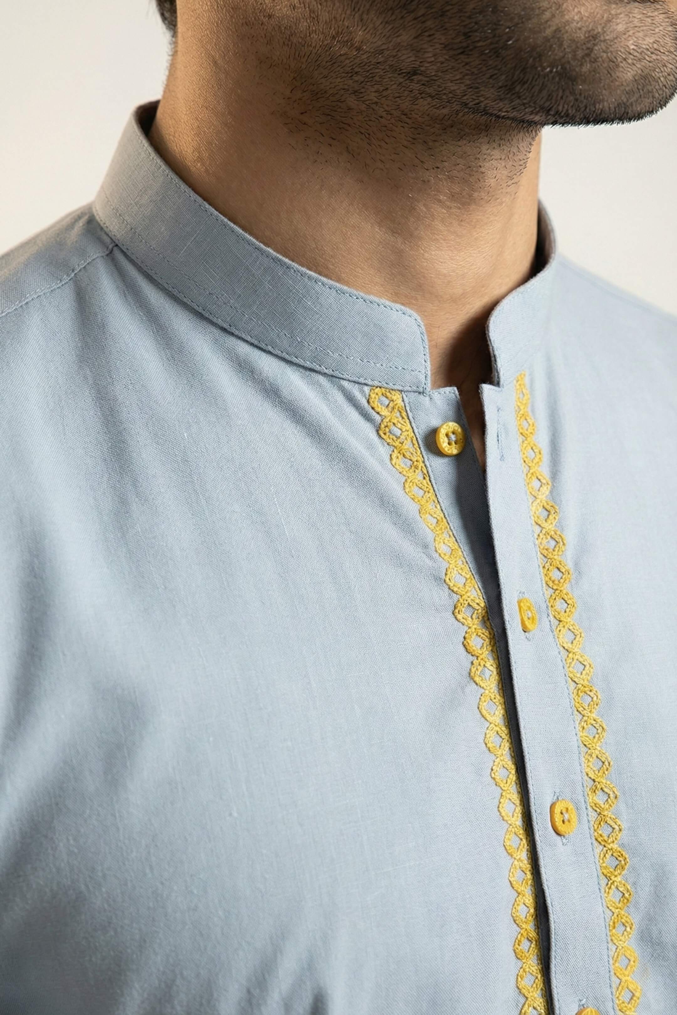 Blue Kameez Shalwar Design 2020 Eid Shalwar Shalwar Kameez Design Man 2020 Dress  Design Simple