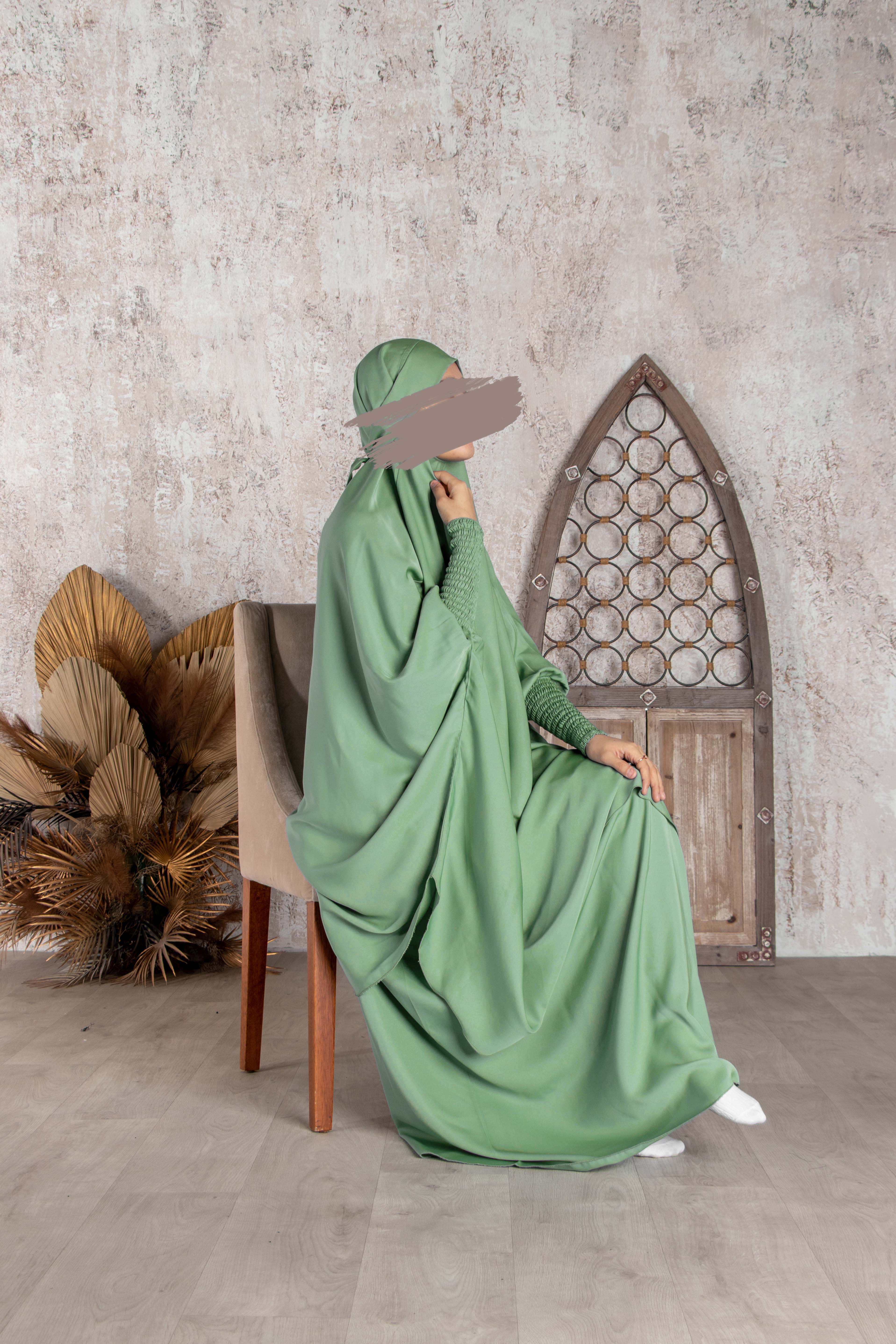 Sage Green Jilbab - Jilbab - Muslim Lifestyle Store
