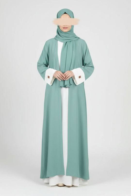Aqua Green Abaya