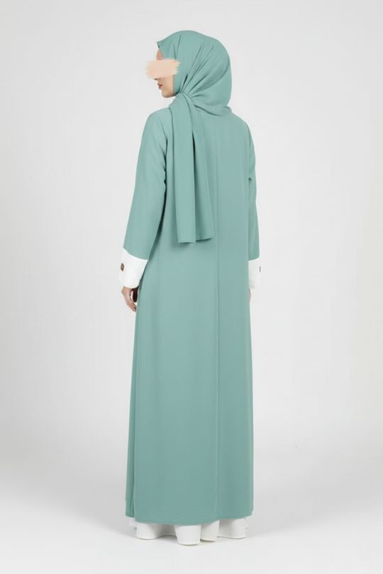 Aqua Green Abaya