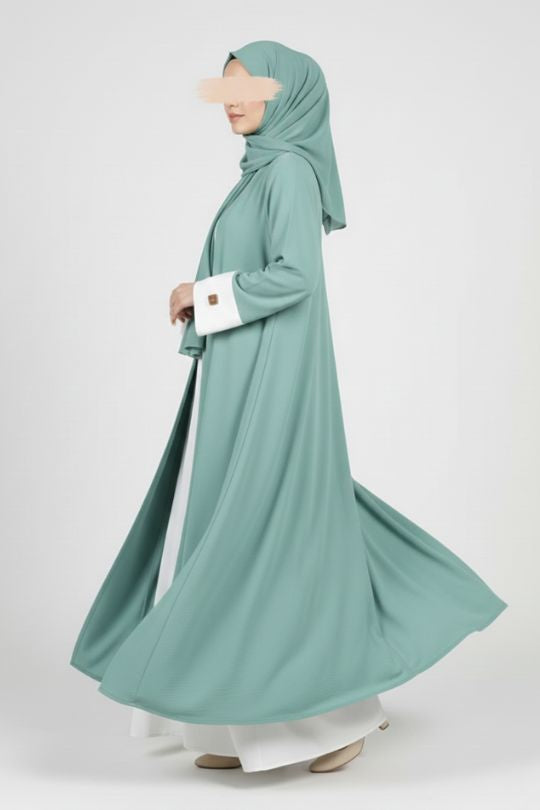 Aqua Green Abaya
