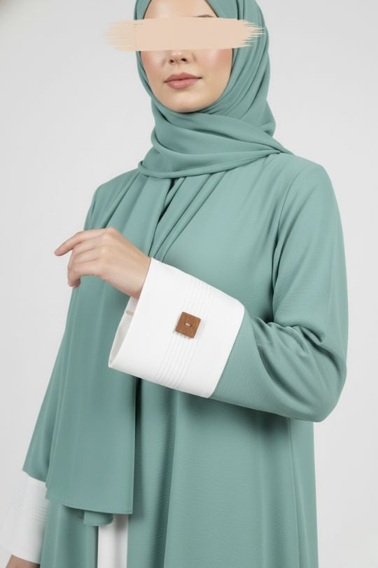 Aqua Green Abaya