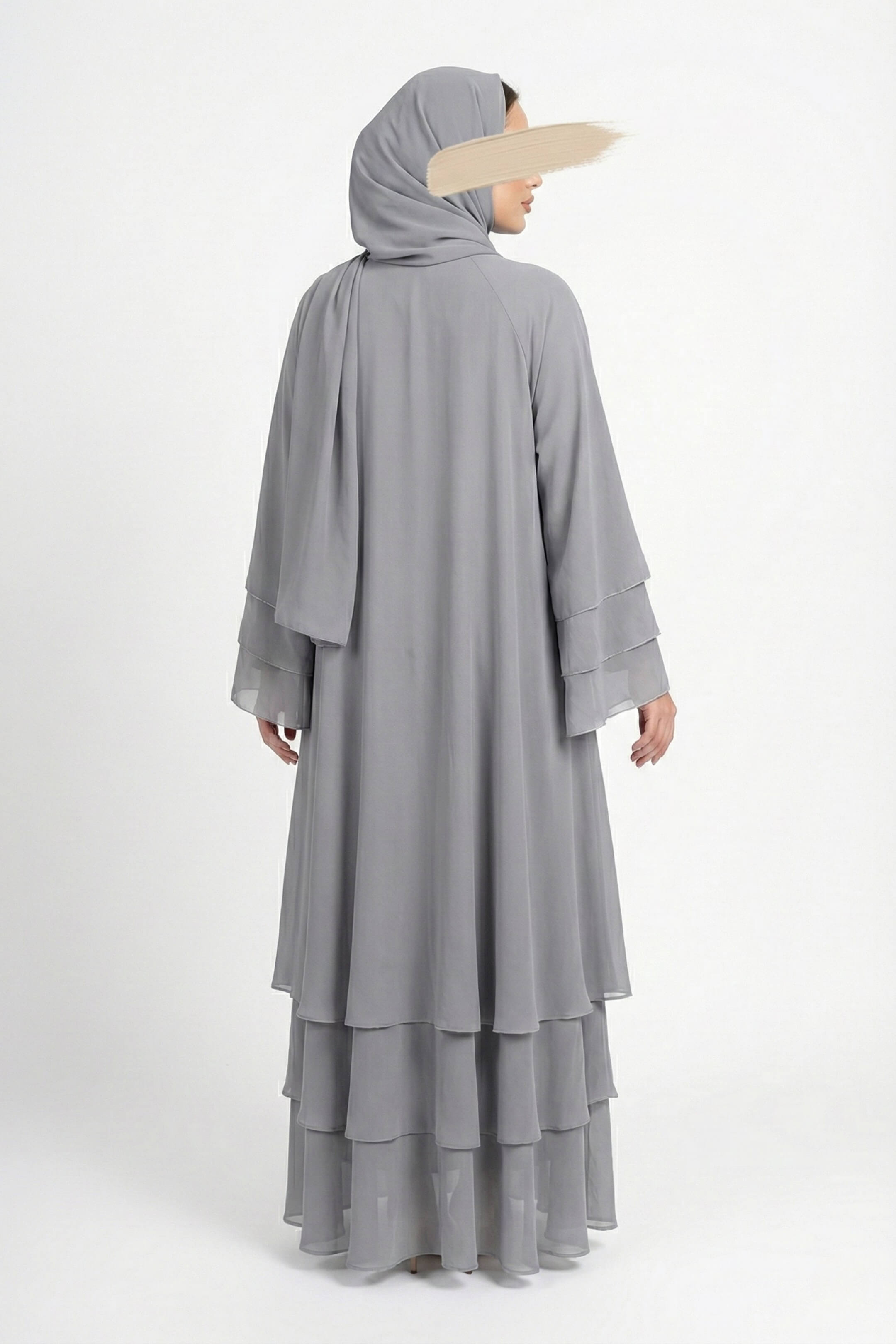 Flare Gray Abaya