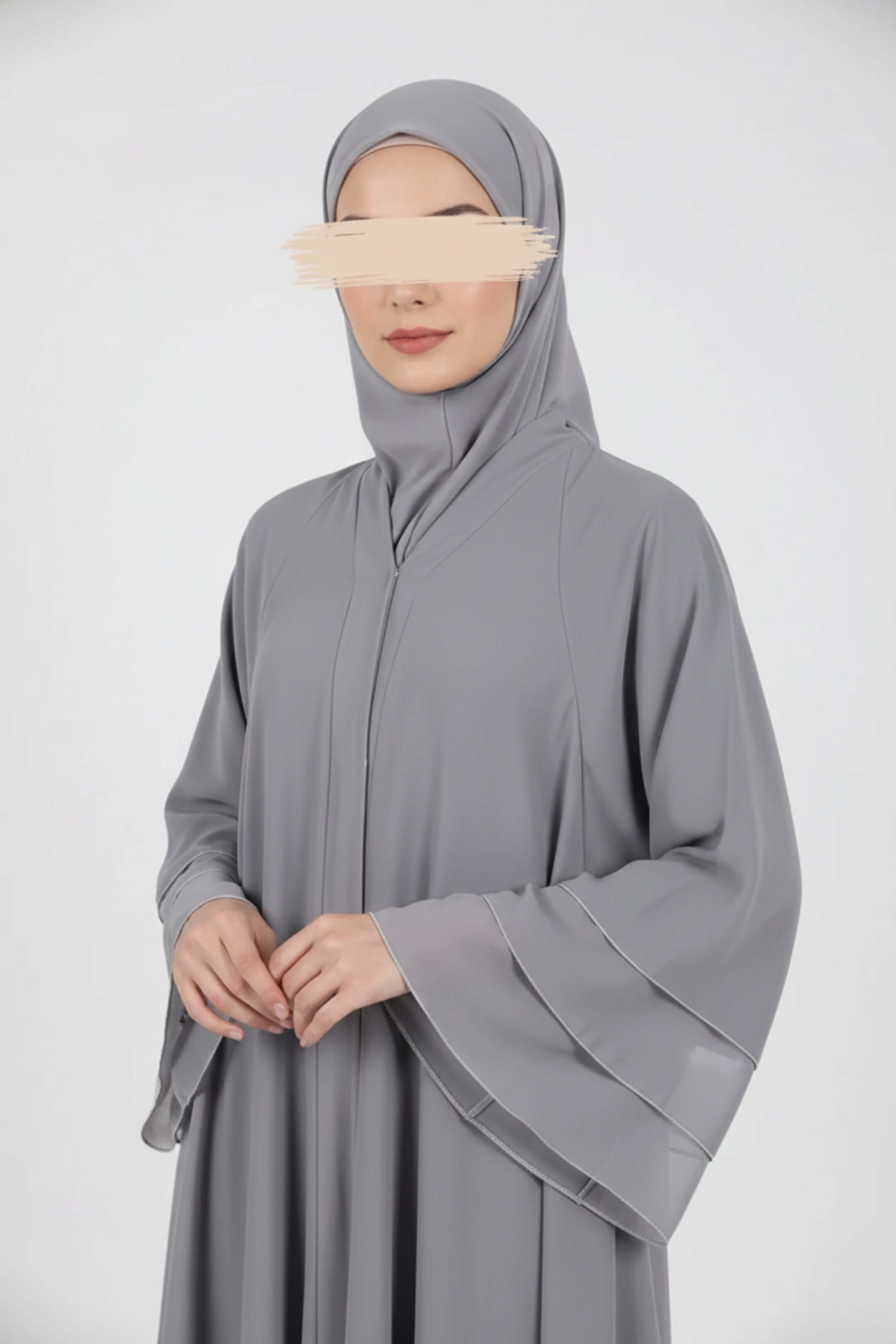 Flare Gray Abaya