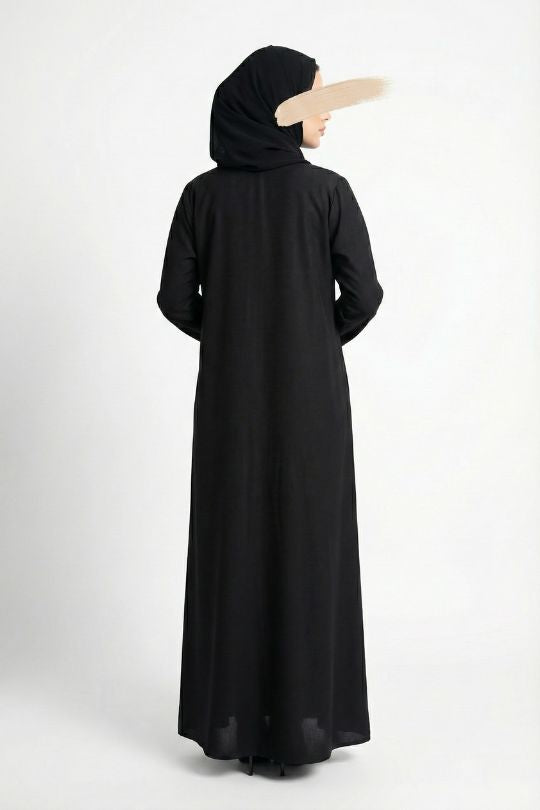 Fancy Lines Abaya - Abaya - Muslim Lifestyle Store