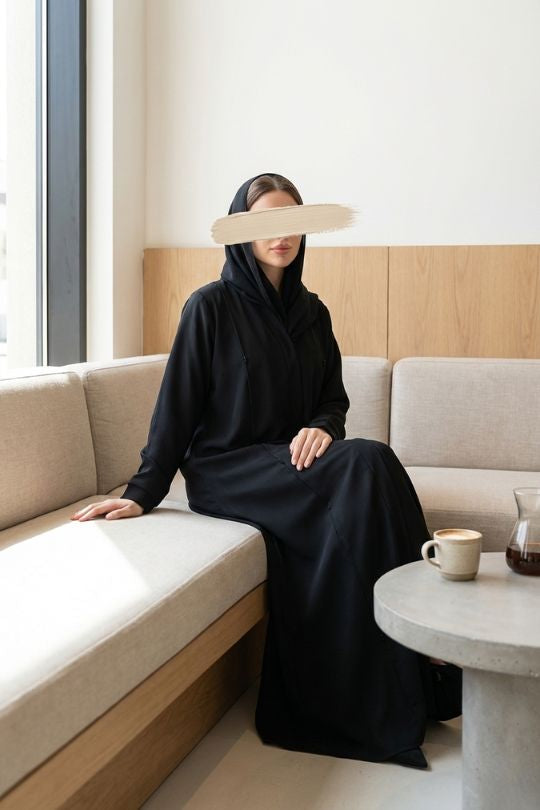 Fancy Lines Abaya - Abaya - Muslim Lifestyle Store