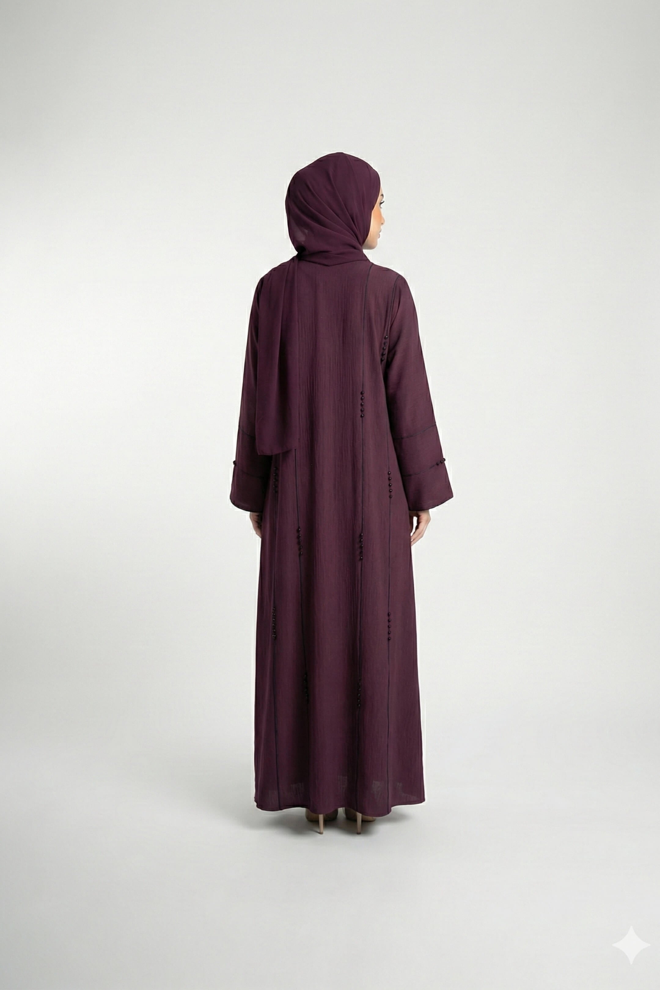 Velvet Red Abaya