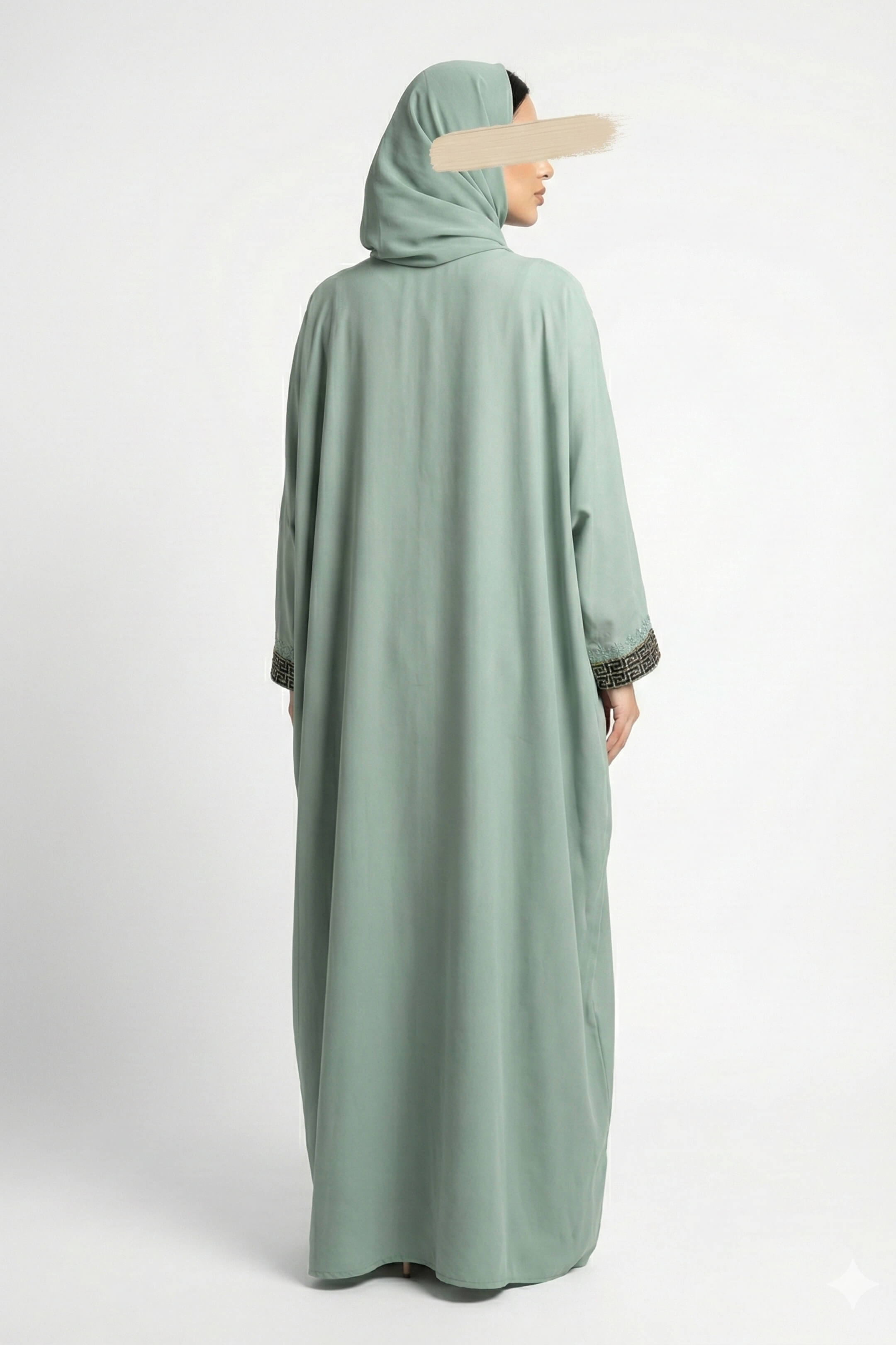 Green Maze Abaya