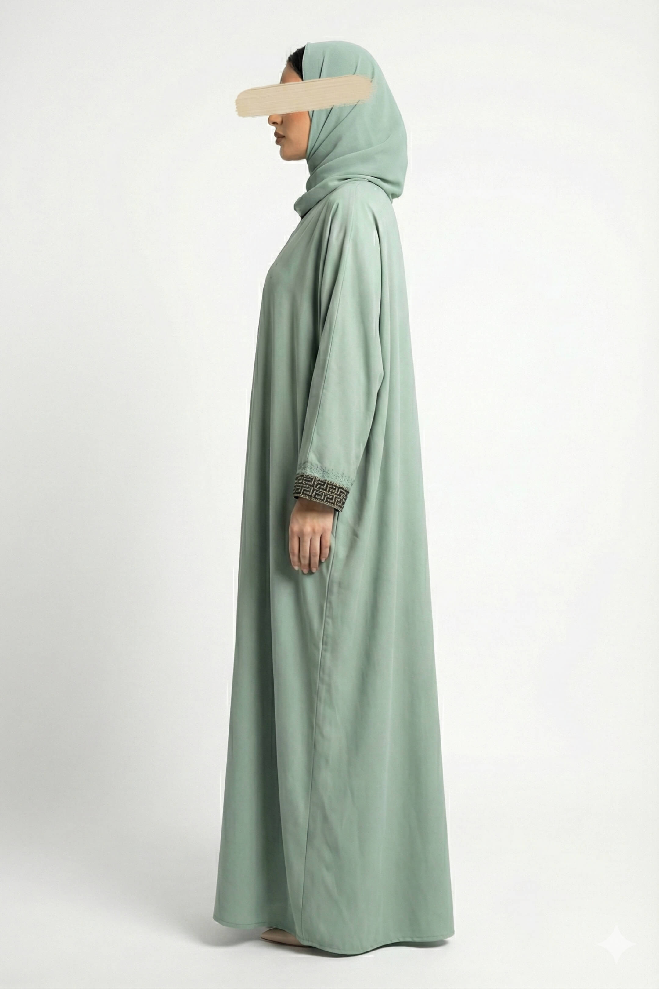 Green Maze Abaya