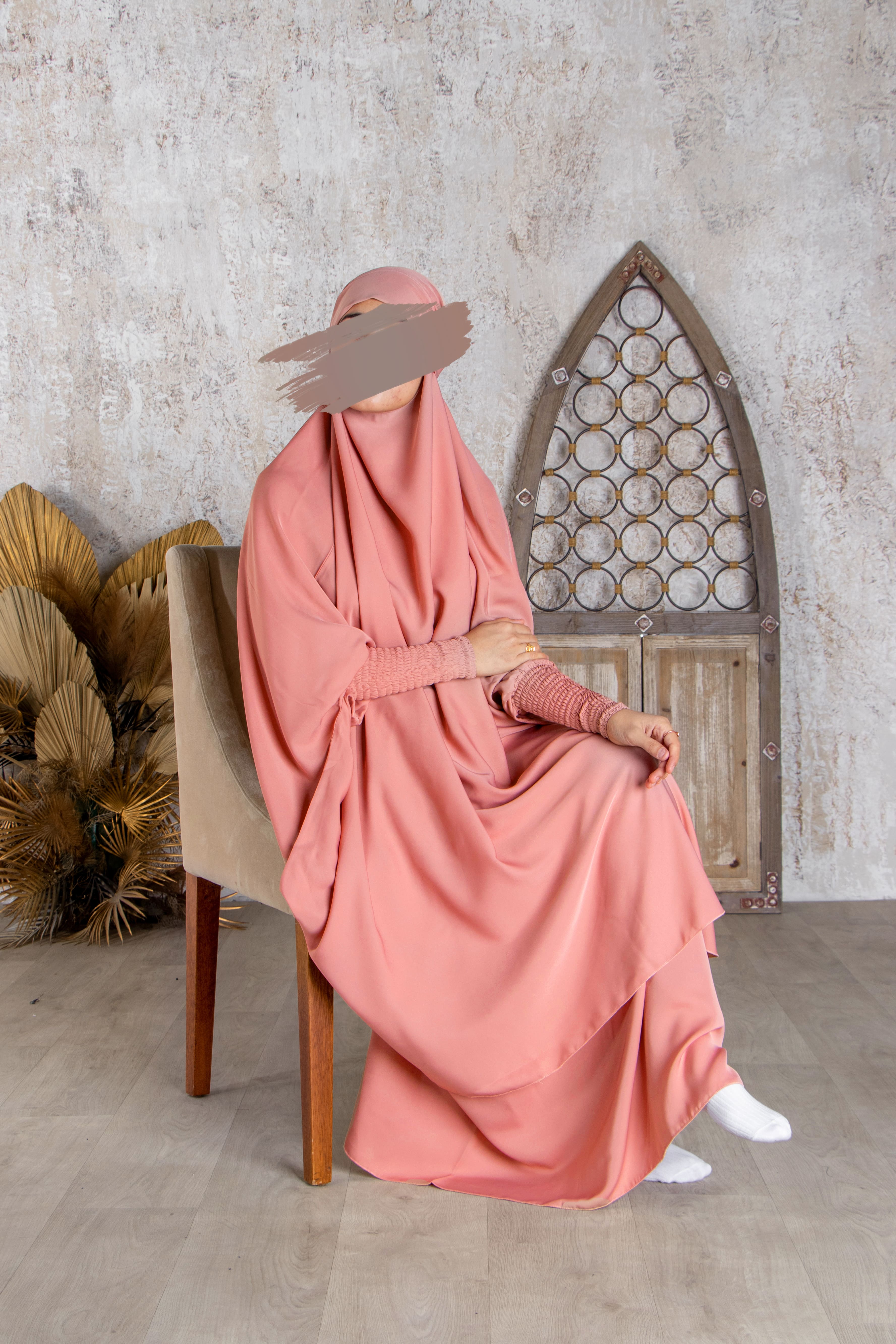 Coral Pink Jilbab - Jilbab - Muslim Lifestyle Store
