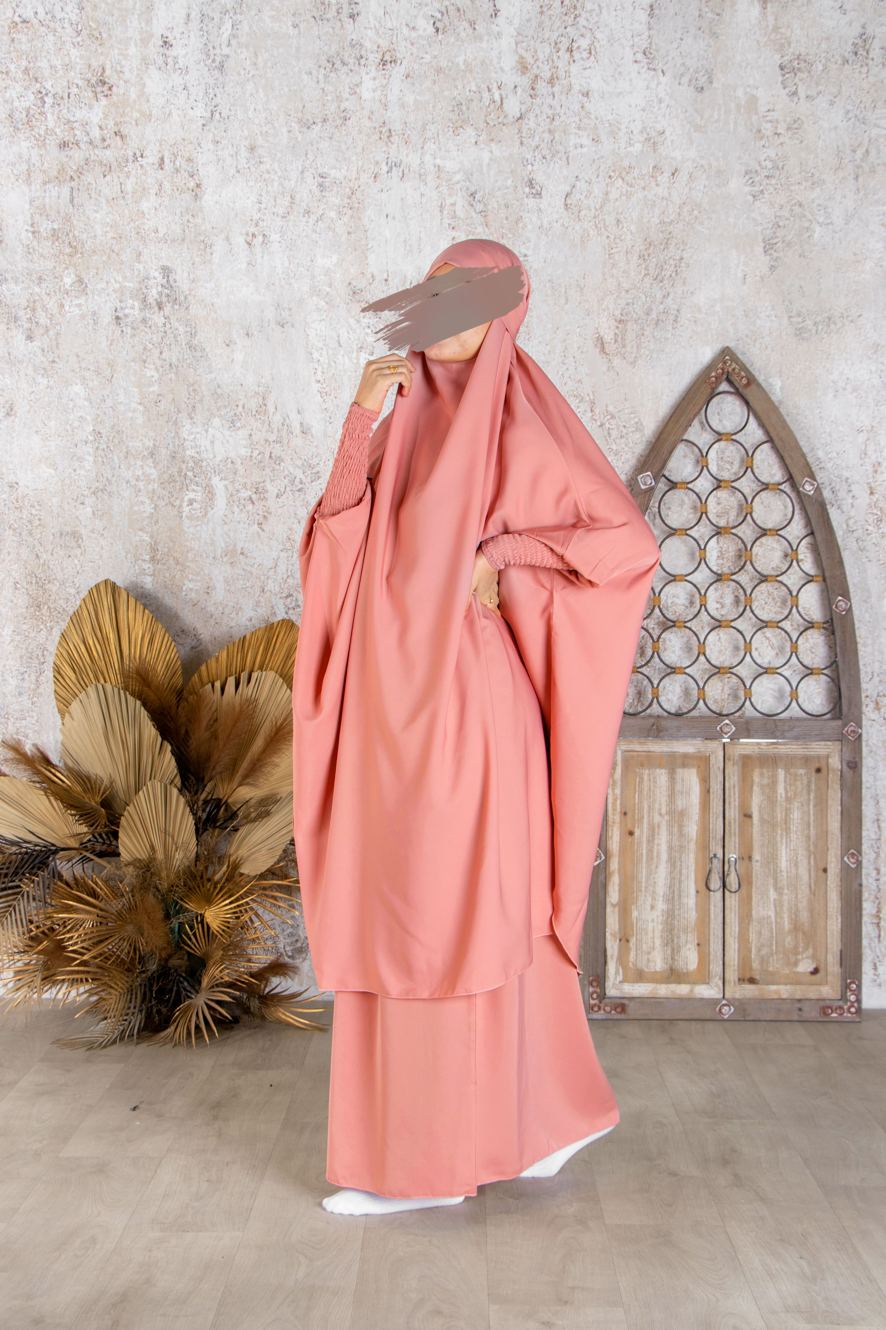 Coral Pink Jilbab - Jilbab - Muslim Lifestyle Store