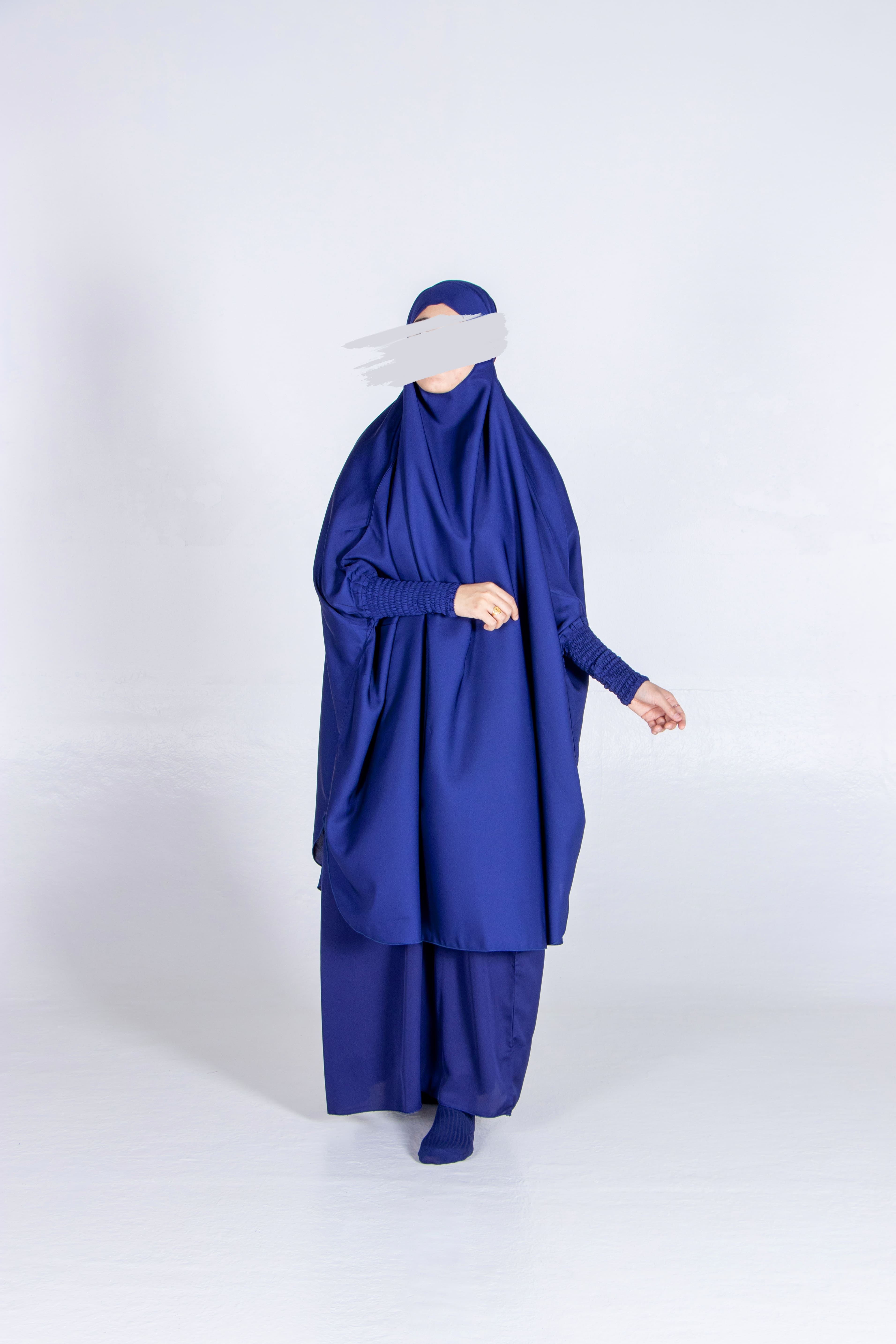 Chrome Blue Jilbab - Jilbab - Muslim Lifestyle Store