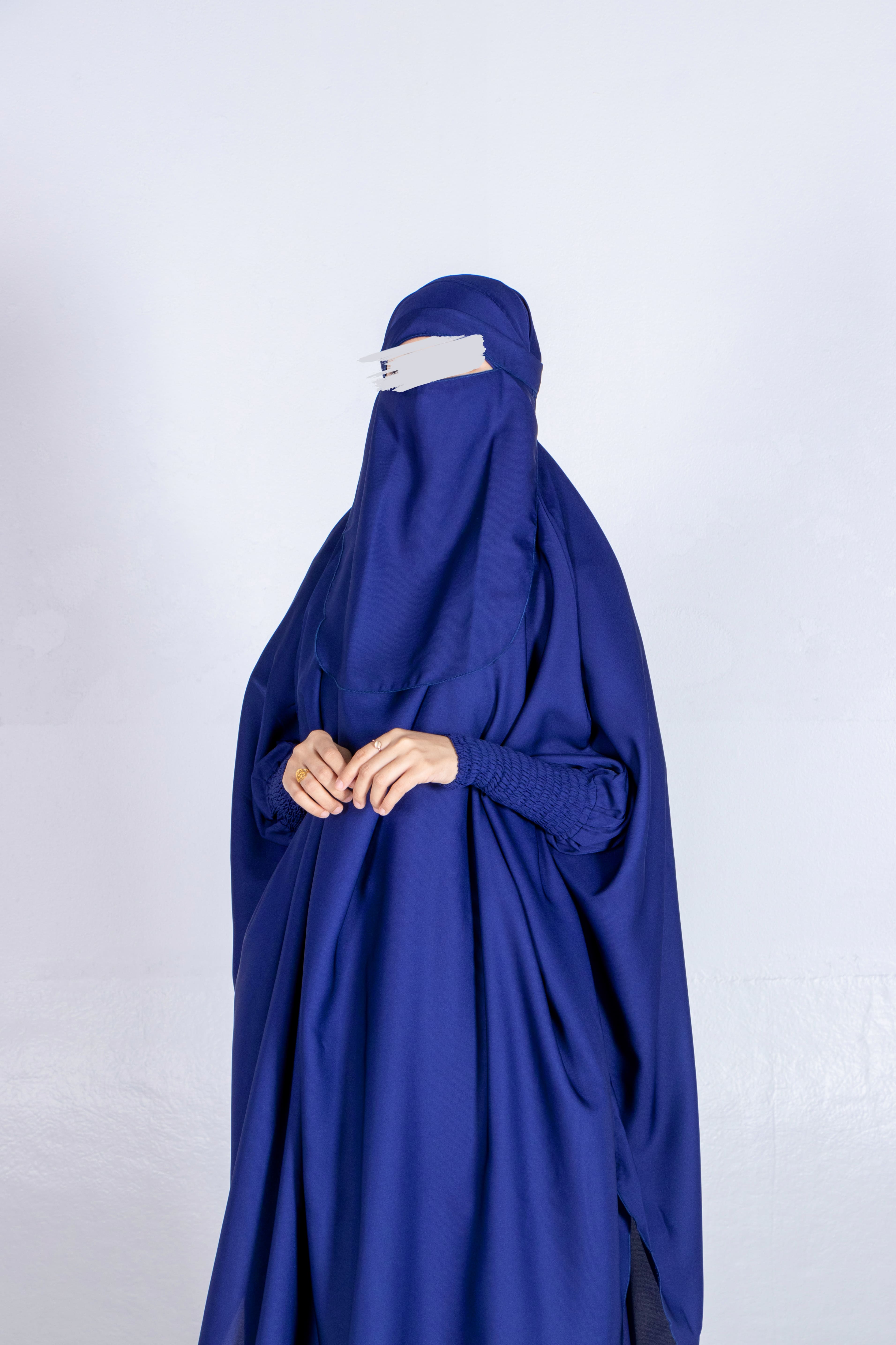 Chrome Blue Jilbab - Jilbab - Muslim Lifestyle Store