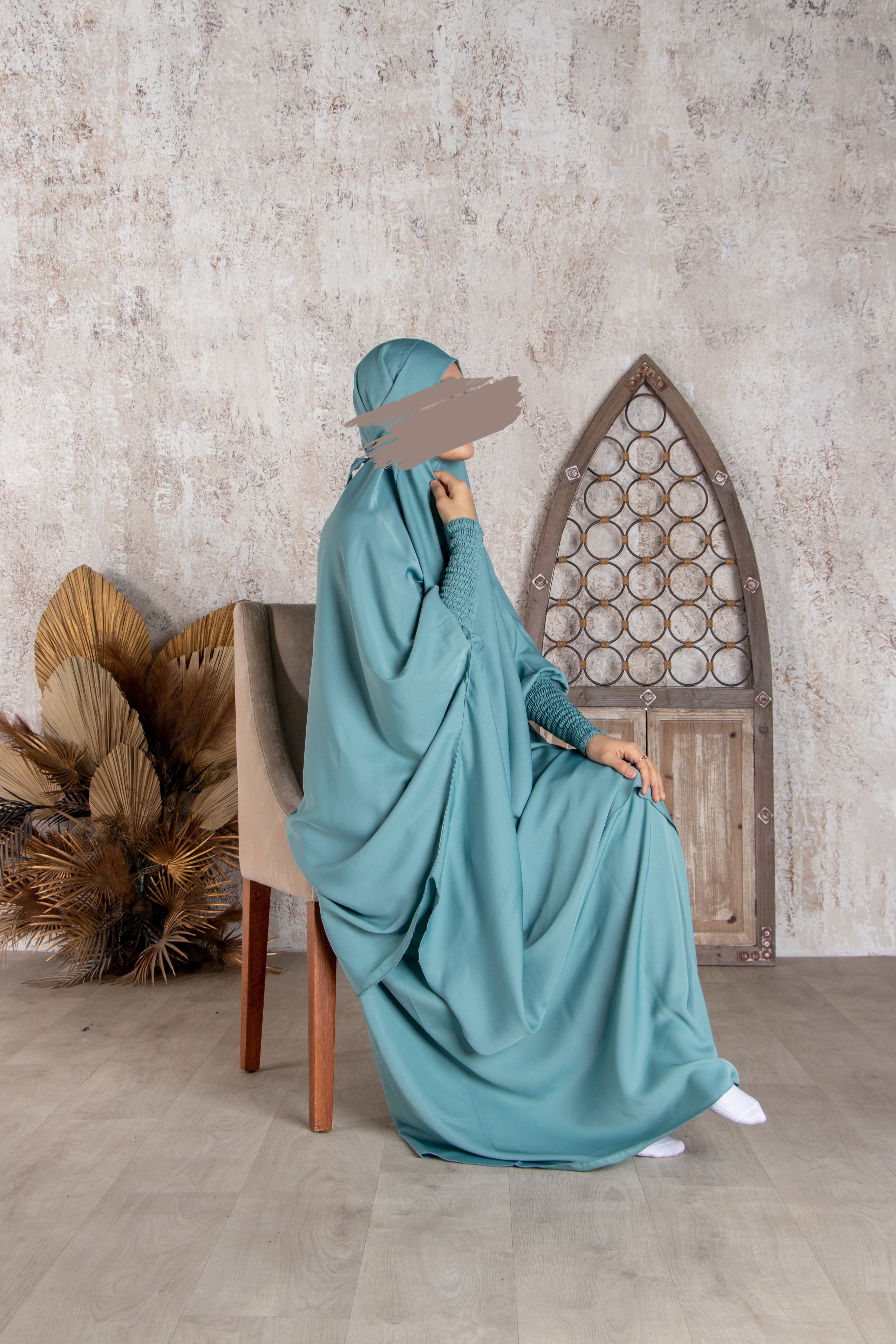 Teal Blue Jilbab - Jilbab - Muslim Lifestyle Store