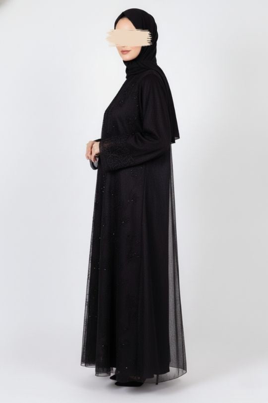 Onyx Whisper Abaya