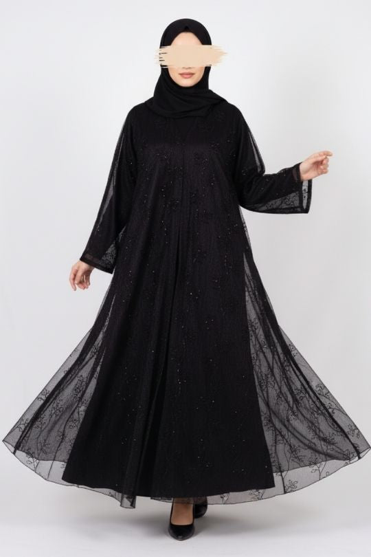Onyx Whisper Abaya