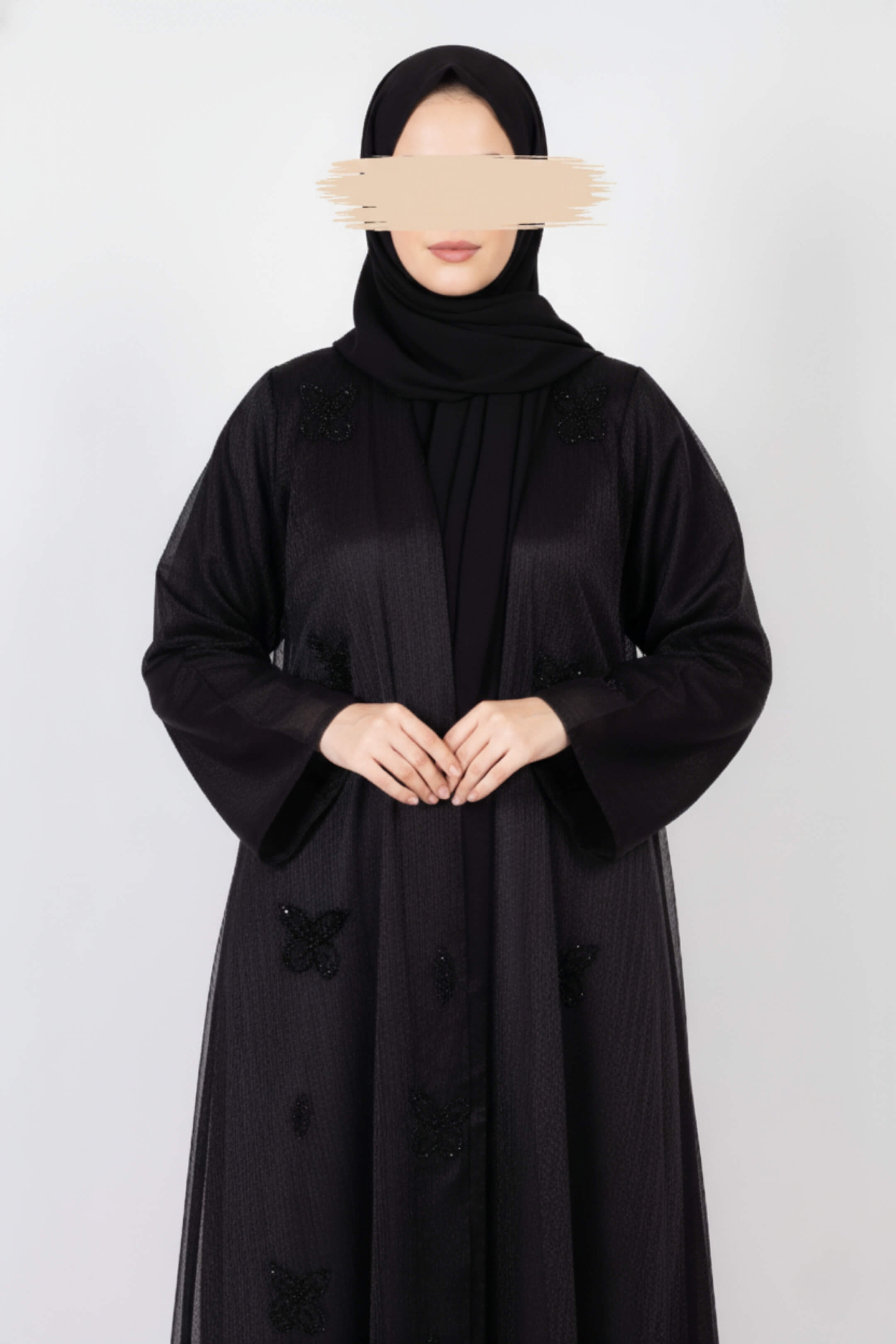 Onyx Whisper Abaya