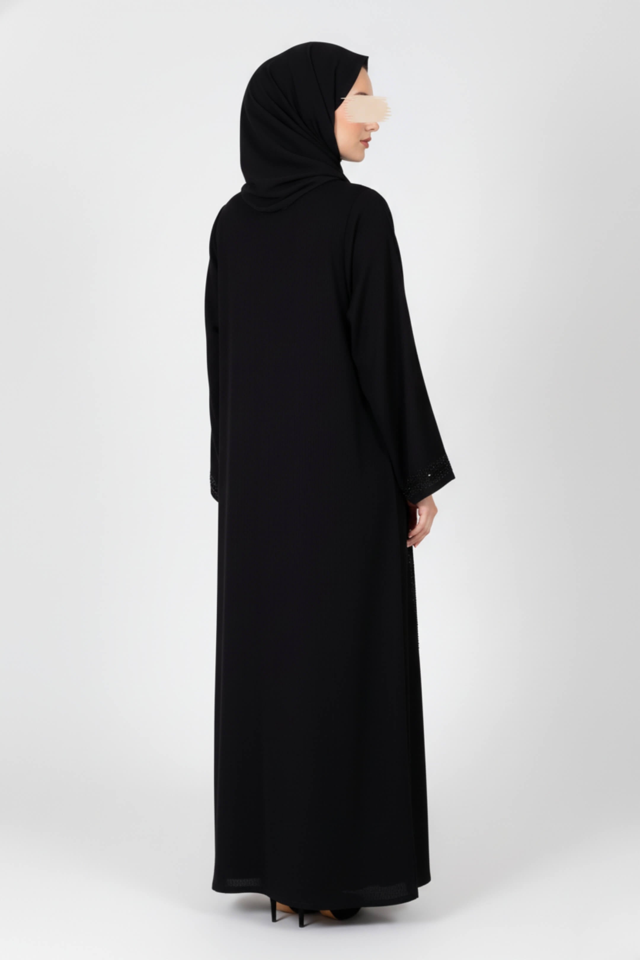 Celestial Black Abaya