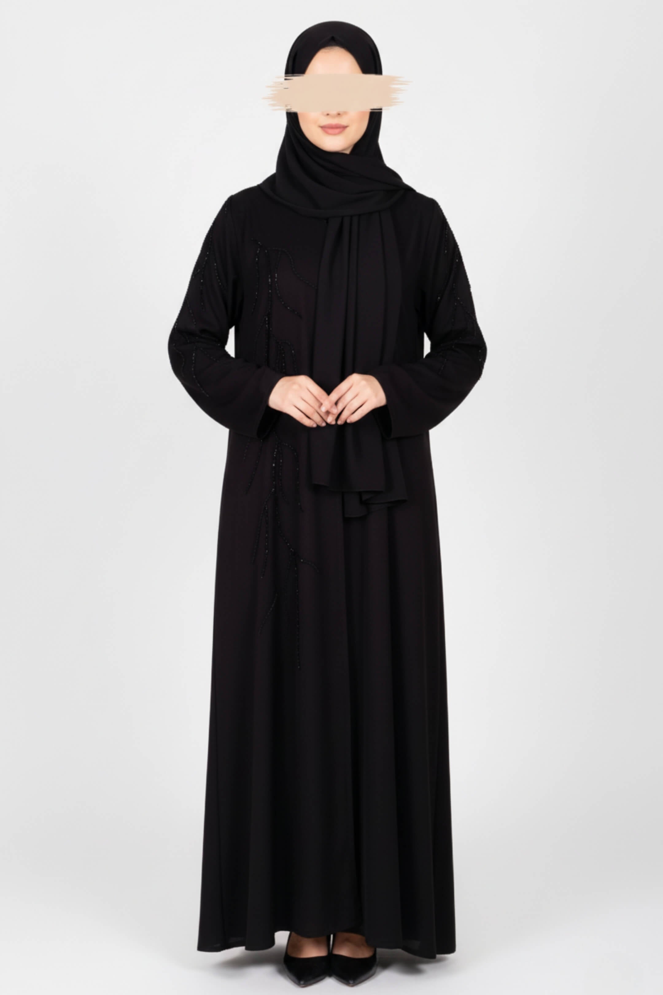 Eternal Black Abaya