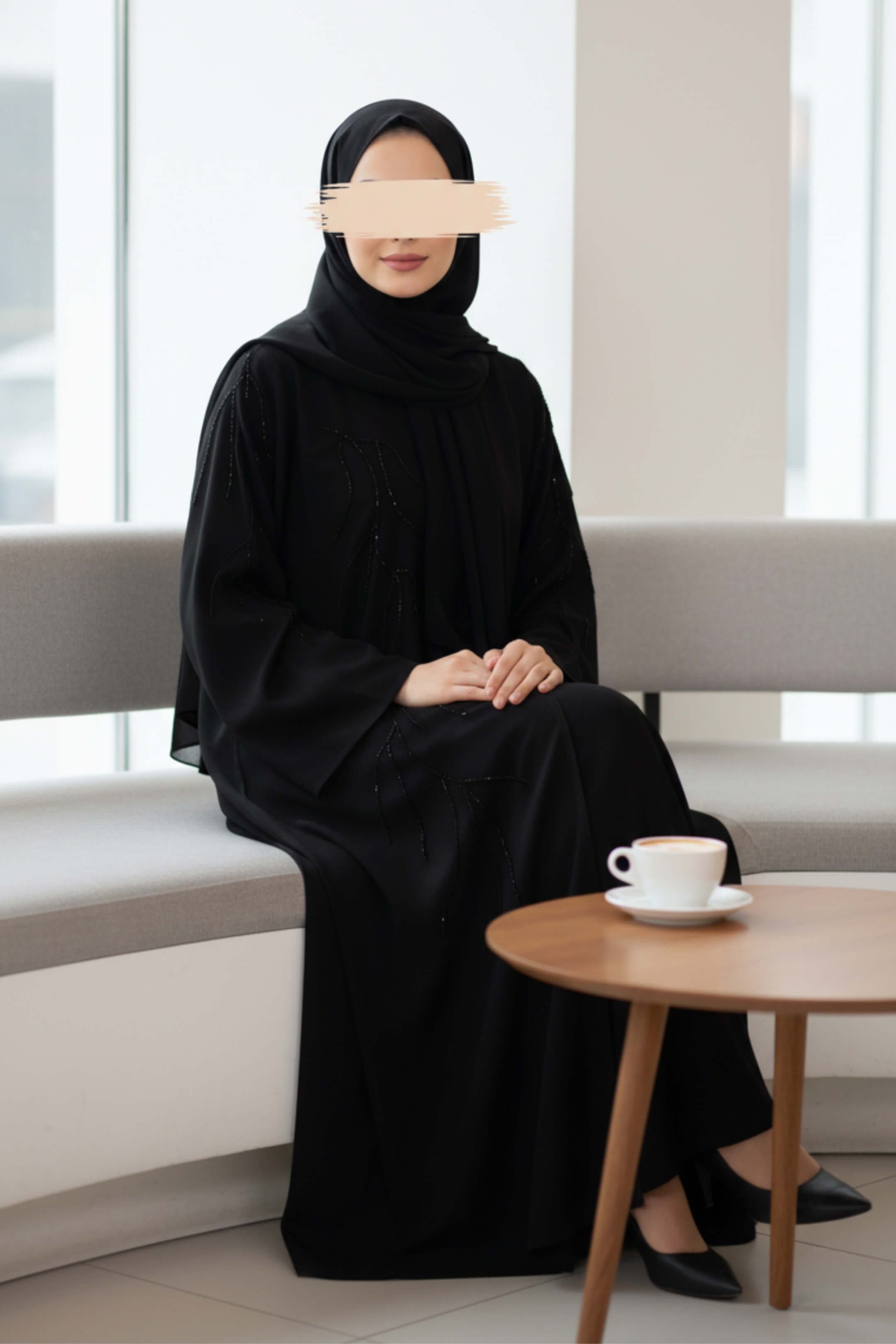 Eternal Black Abaya