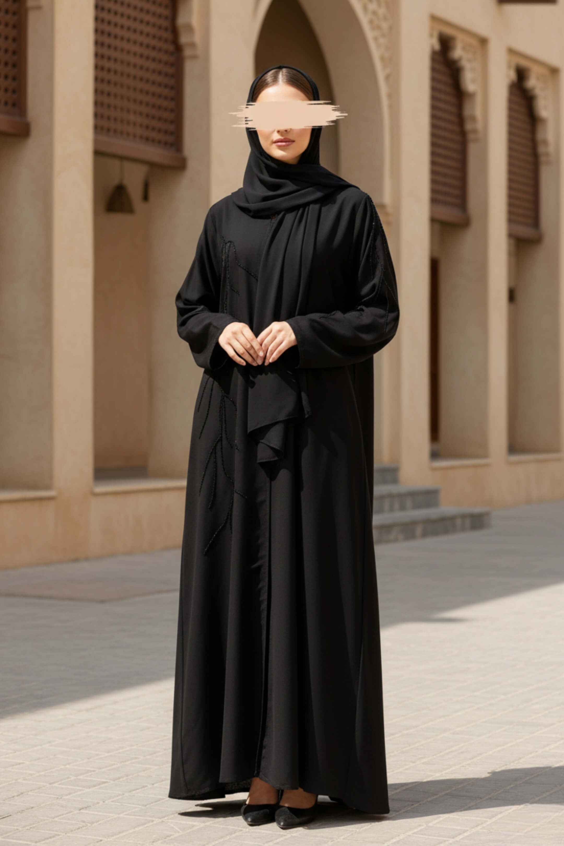 Eternal Black Abaya