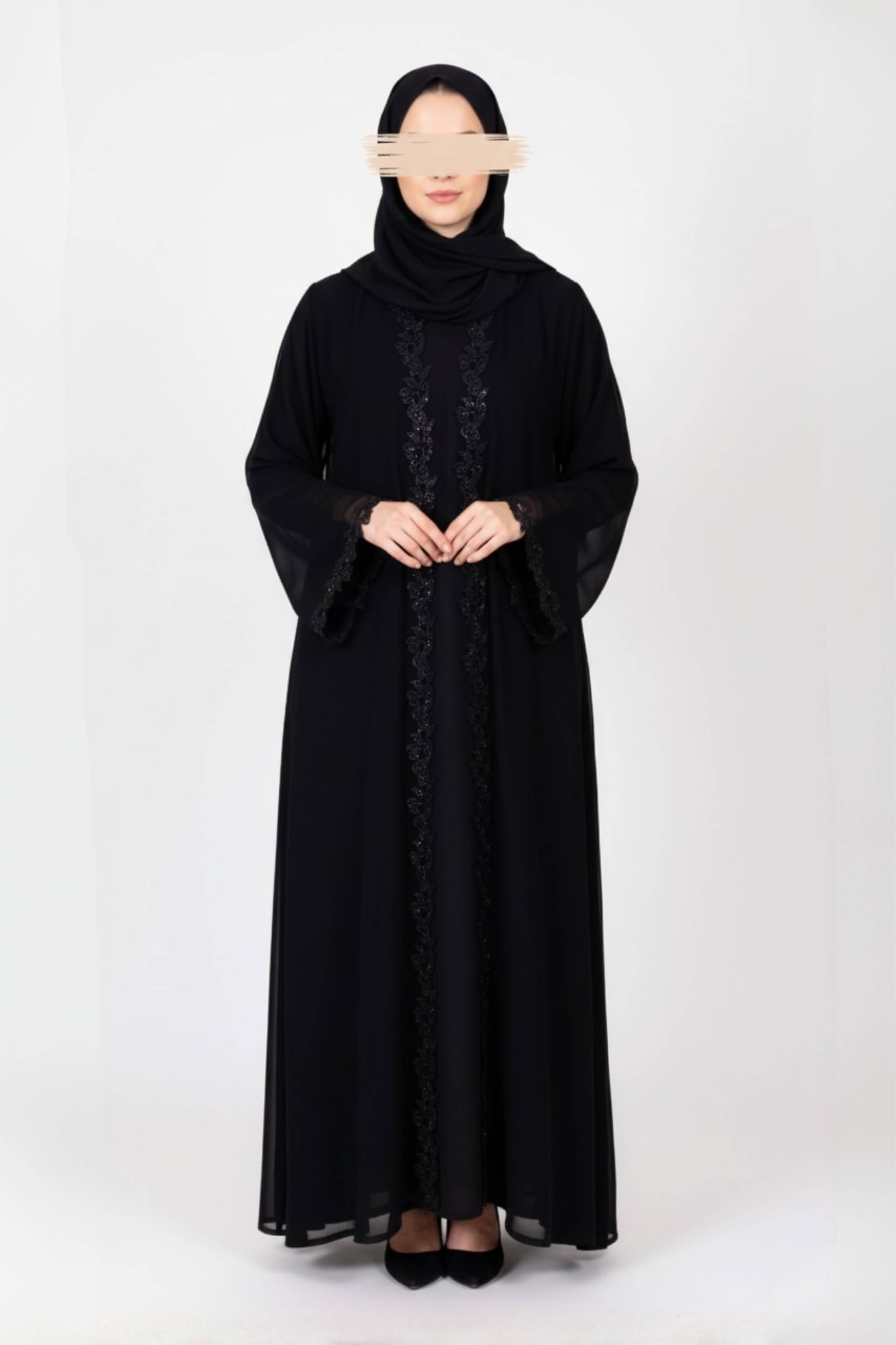 Moonlit Veil Abaya