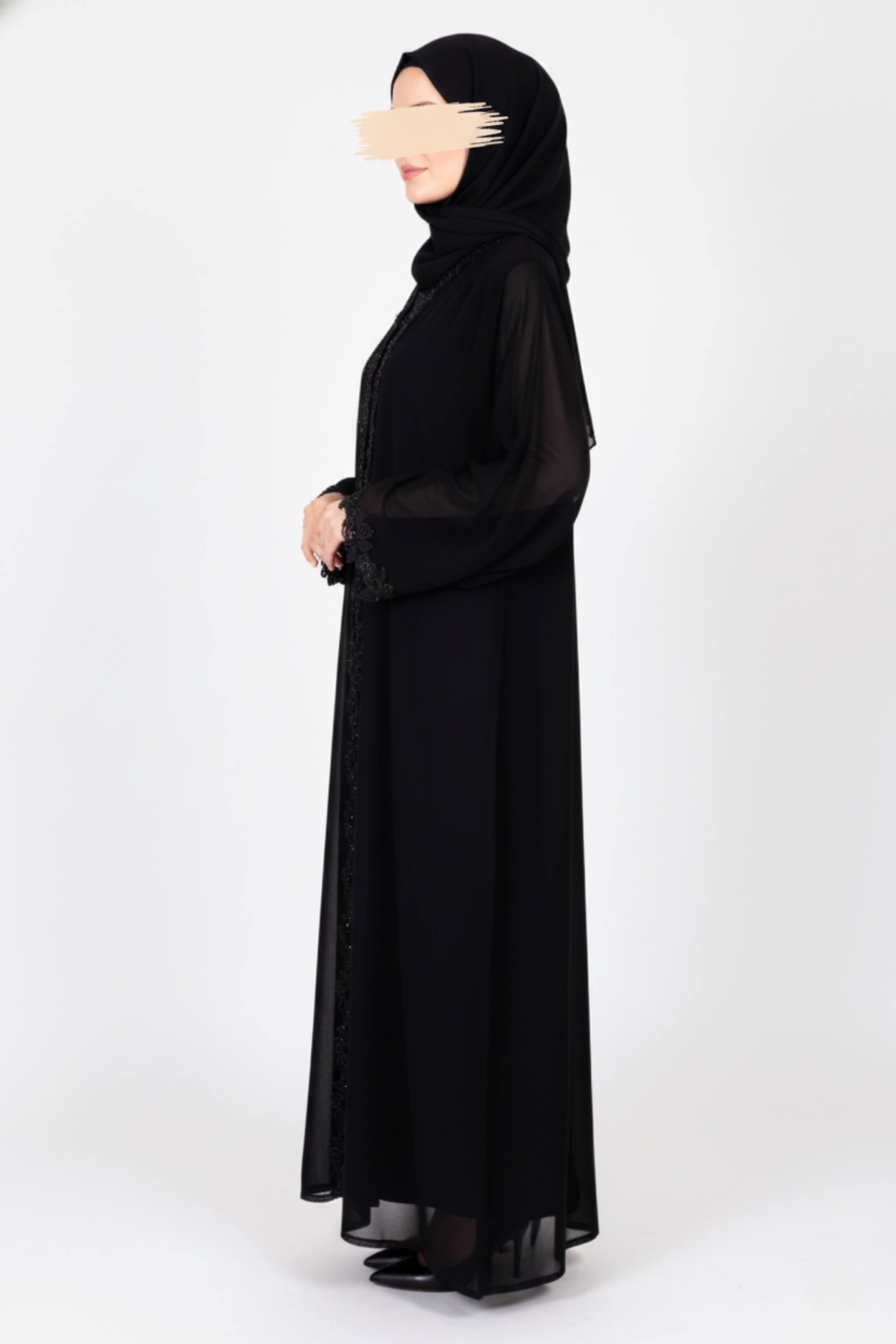 Moonlit Veil Abaya