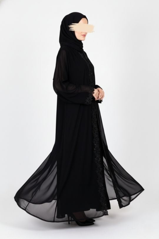 Moonlit Veil Abaya