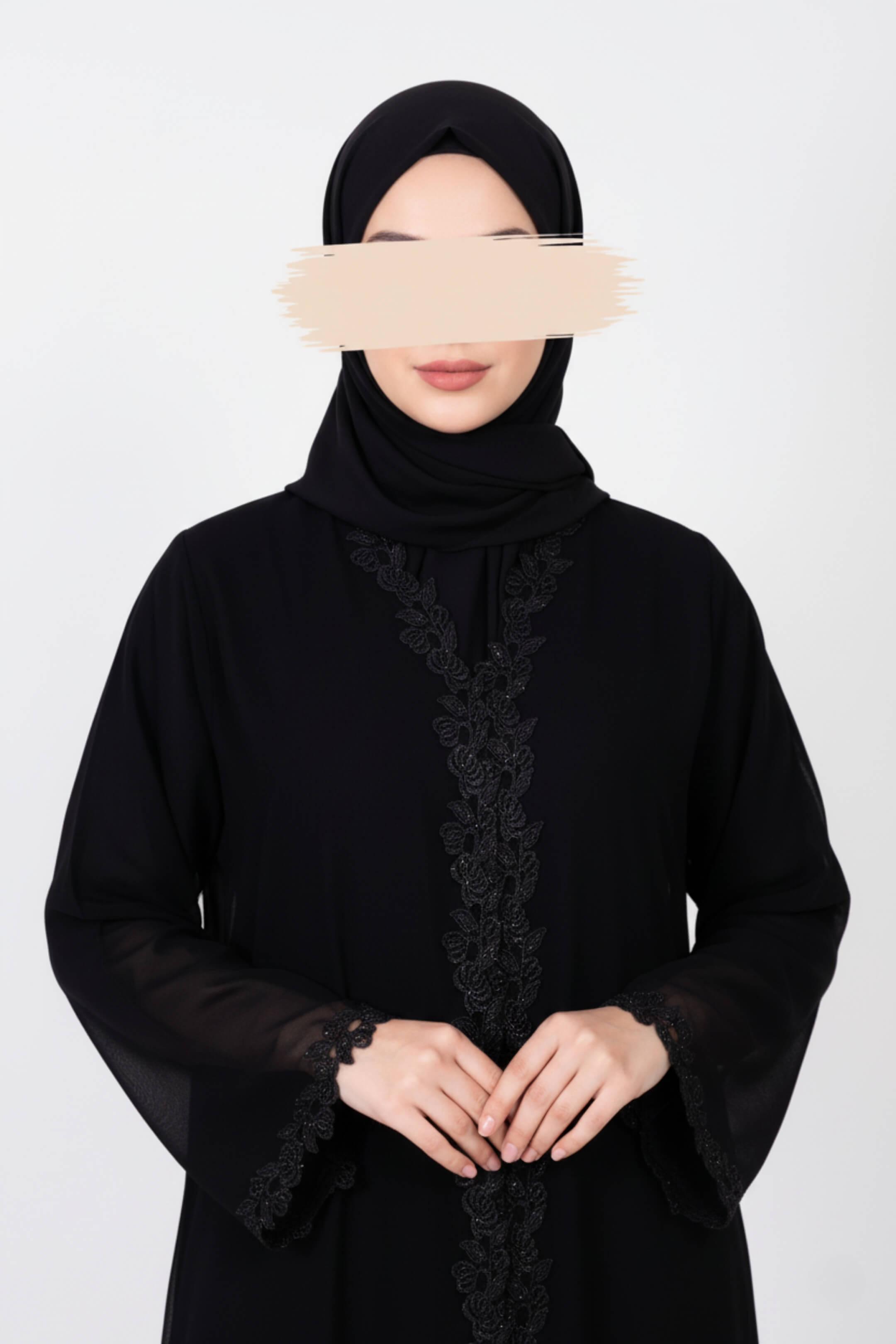 Moonlit Veil Abaya