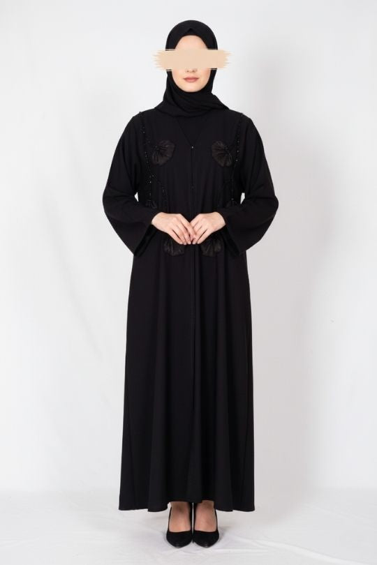 Obsidian Grace Abaya - Muslim Lifestyle Store