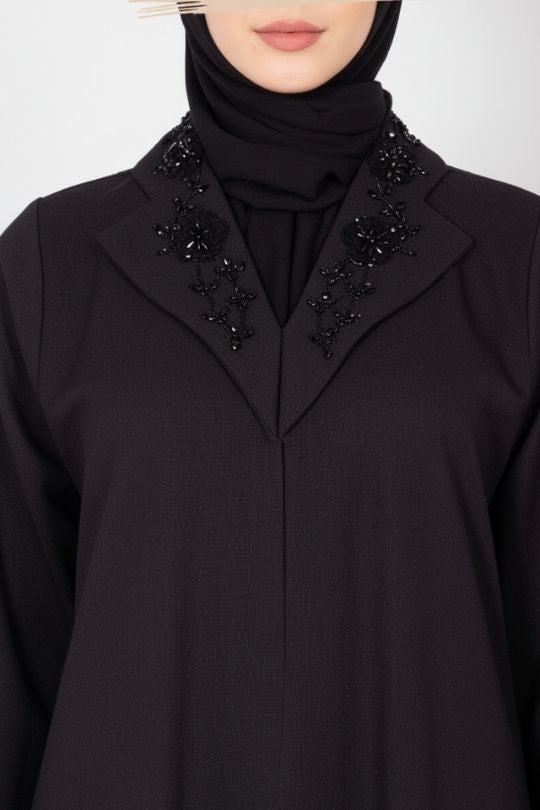 Black Serenity Abaya
