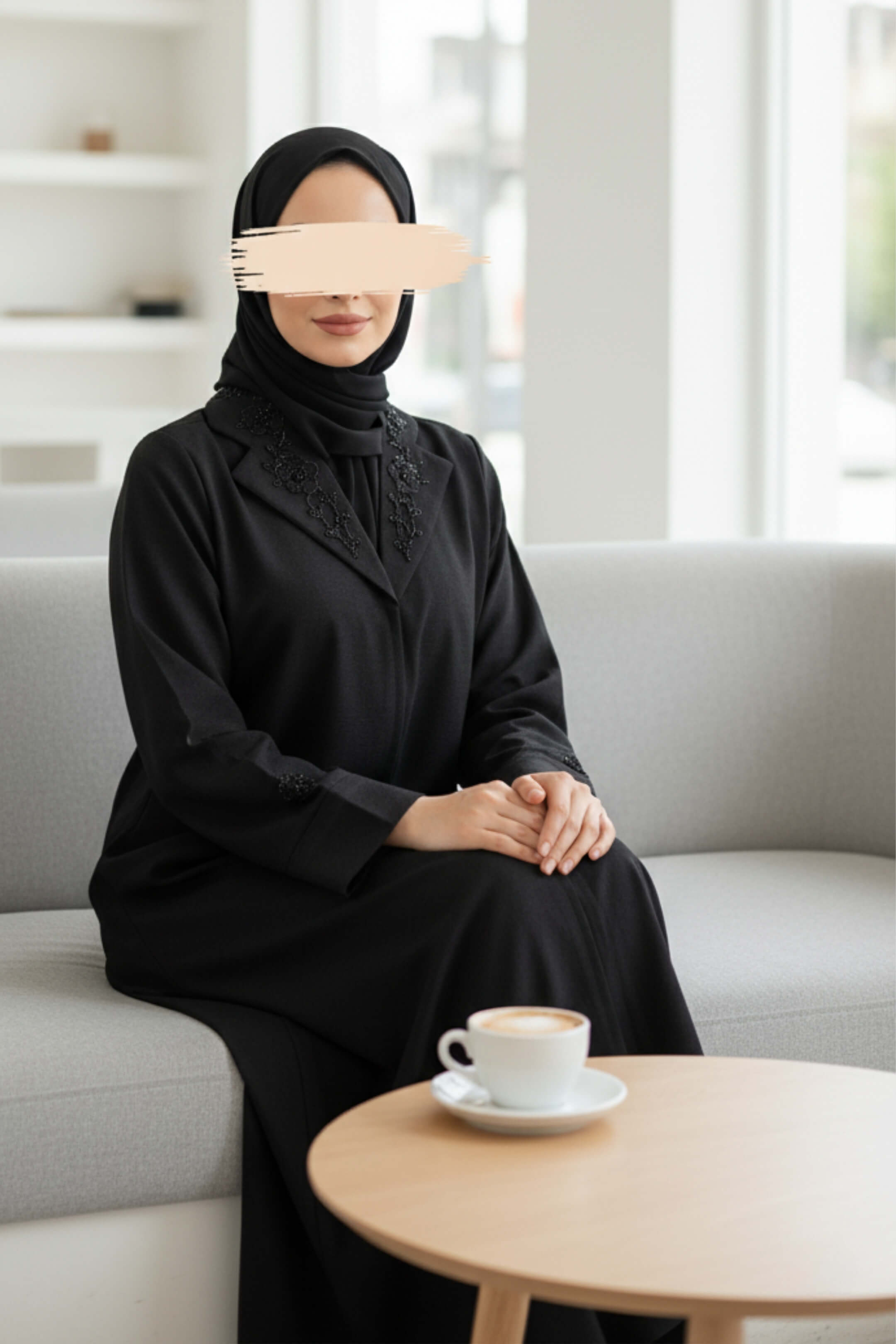 Black Serenity Abaya