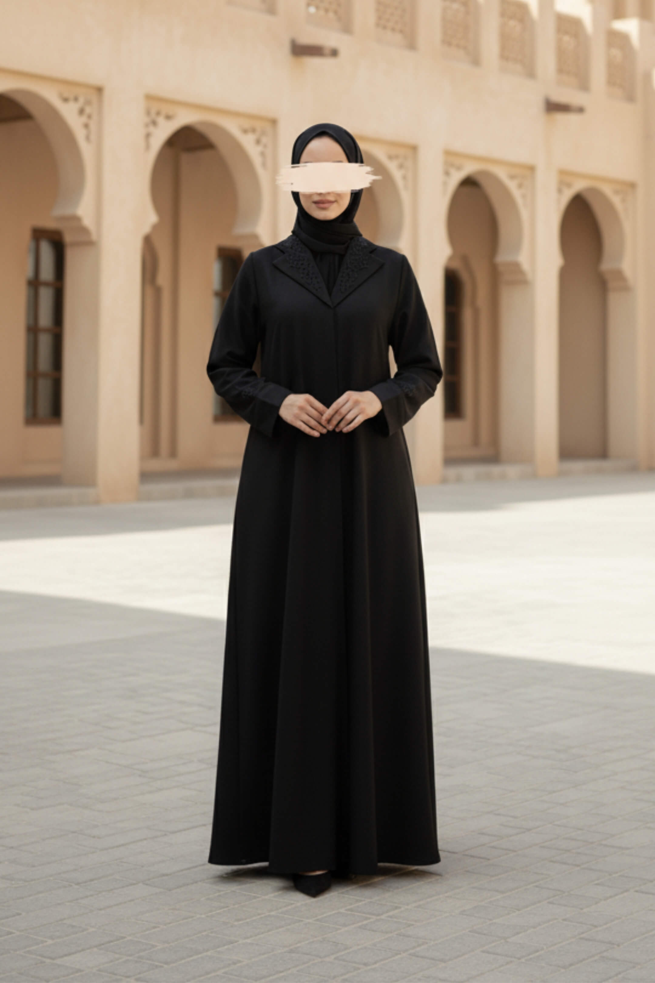 Black Serenity Abaya