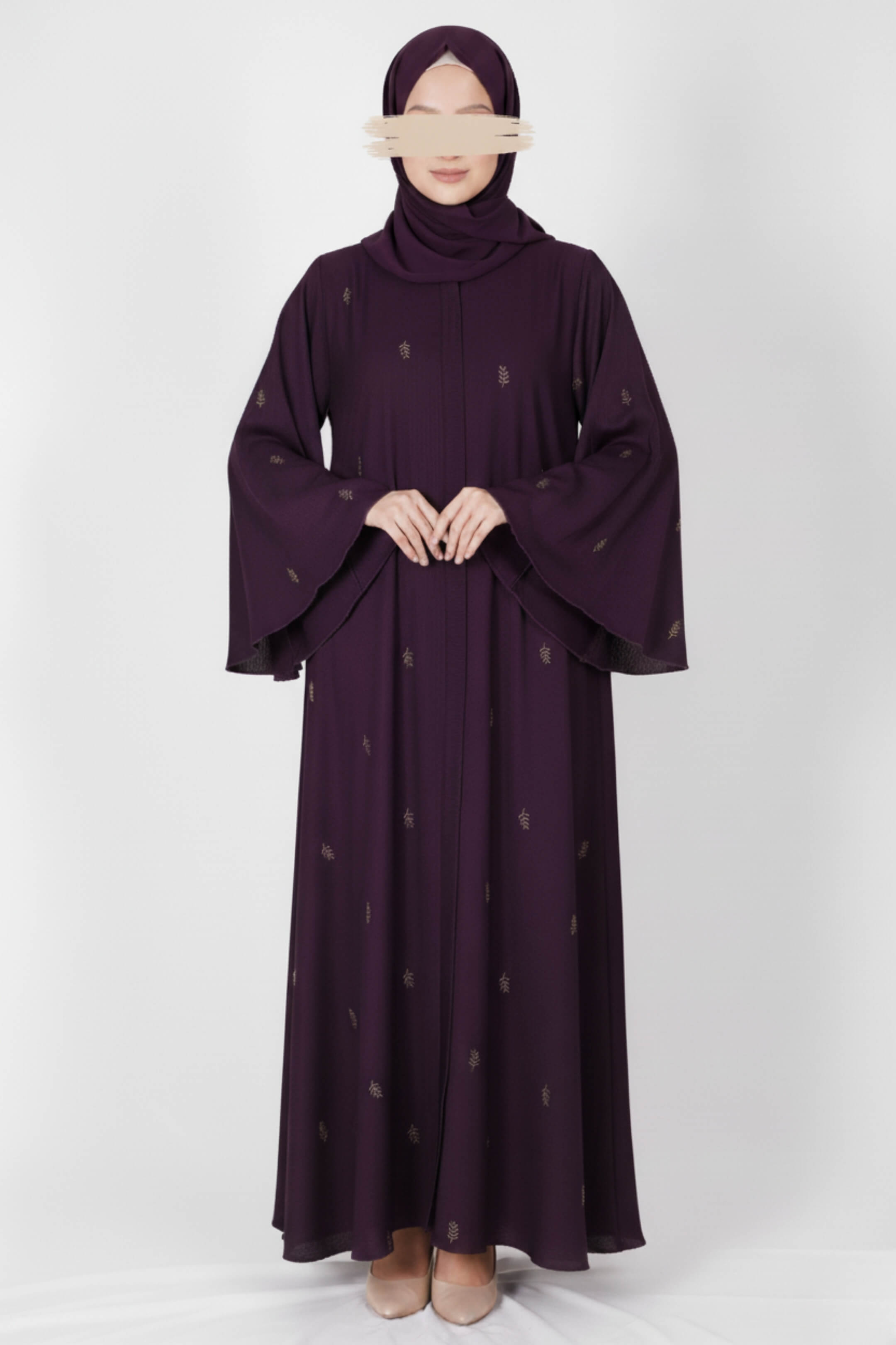 Plum Reverie Abaya