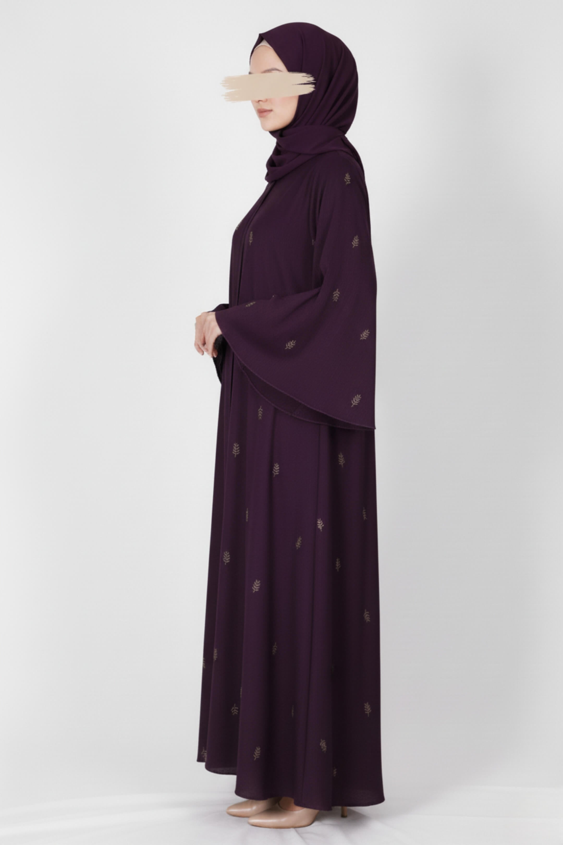 Plum Reverie Abaya