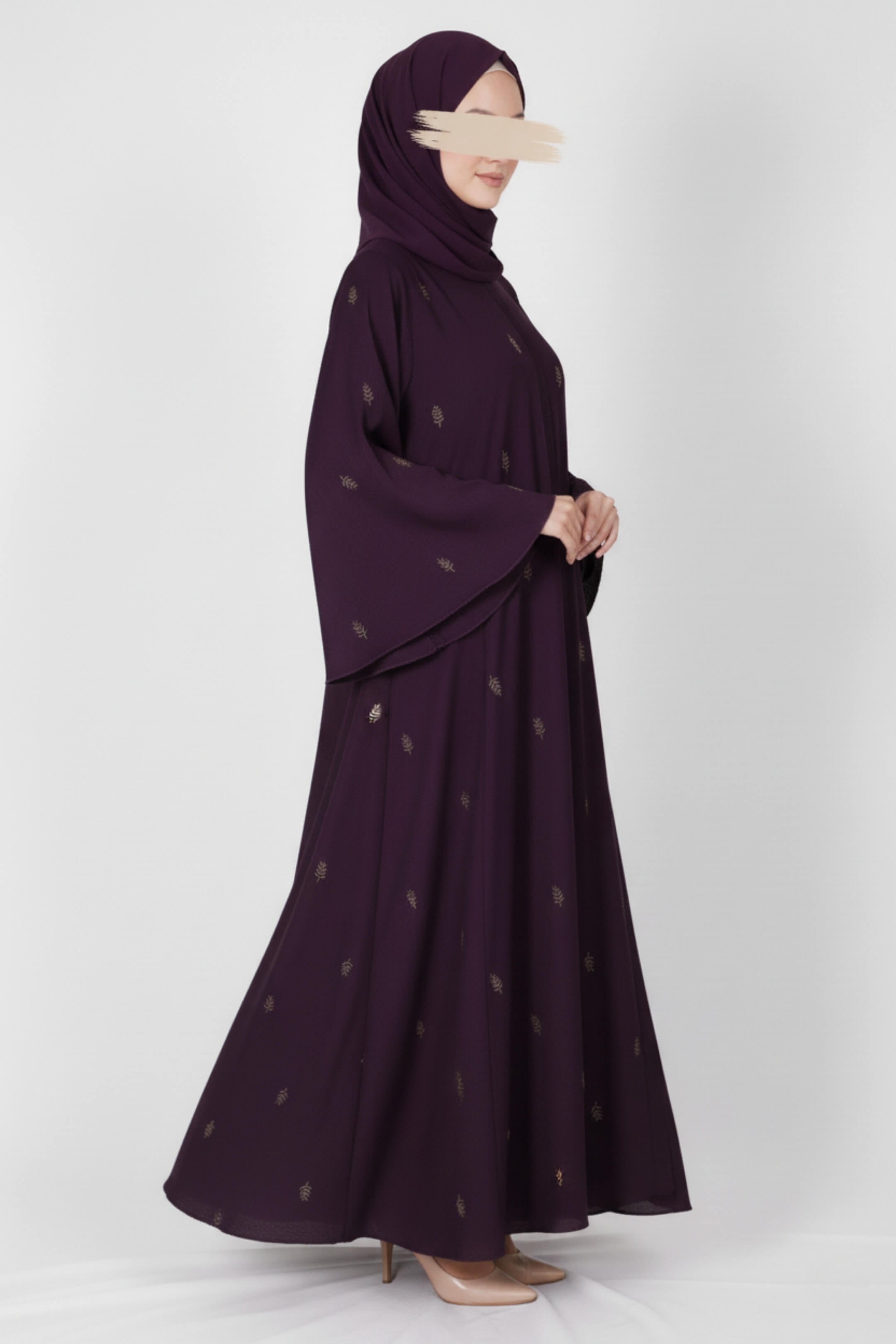 Plum Reverie Abaya