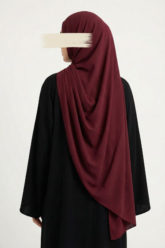 Wrinkled Hijab Scarf