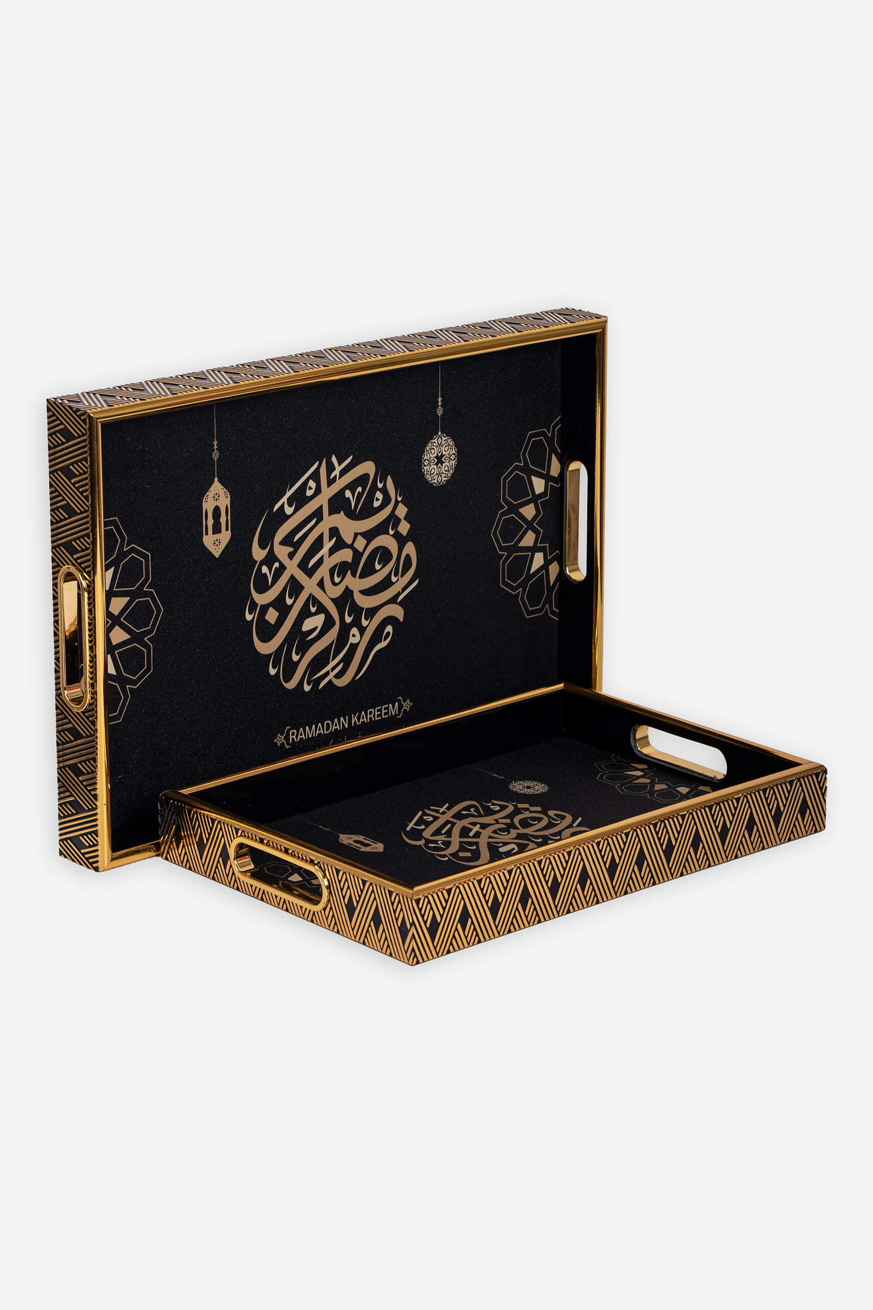 Ramadan Kareem Platter Set Black - Other - Muslim Lifestyle Store