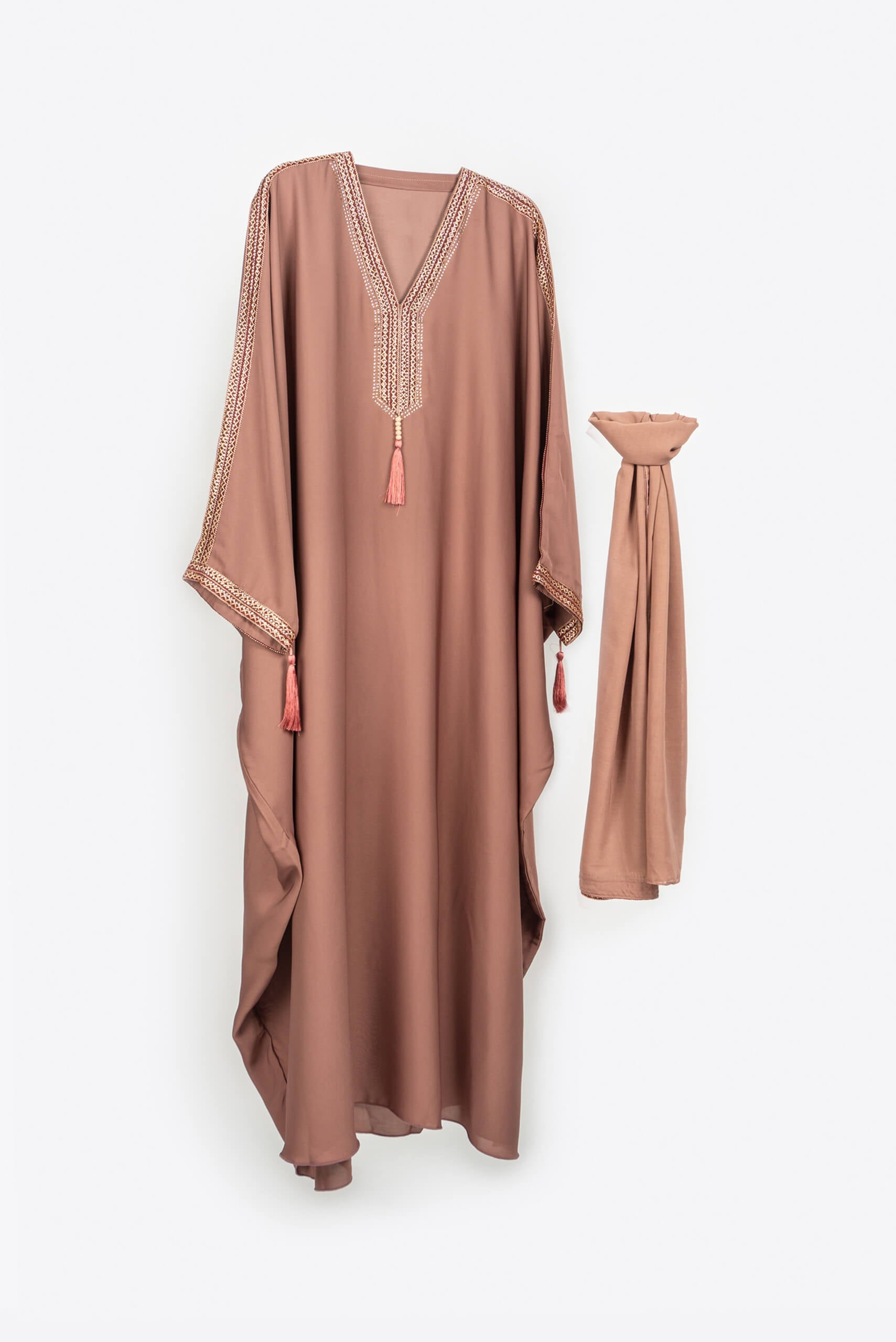 Dusty Pink Abaya - Abaya - Muslim Lifestyle Store