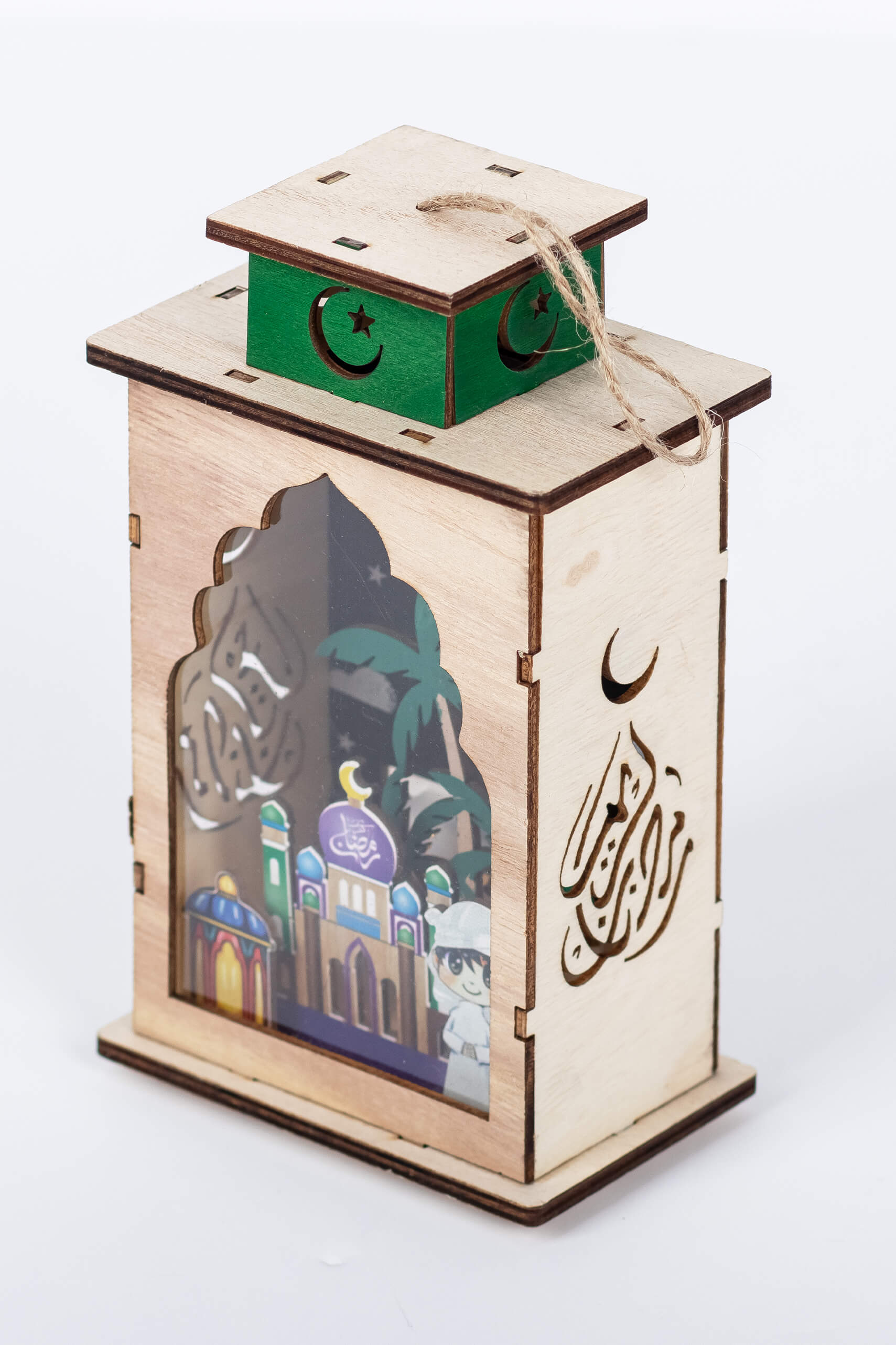 Ramadan Wooden Home Lantern - Lantern - Muslim Lifestyle Store