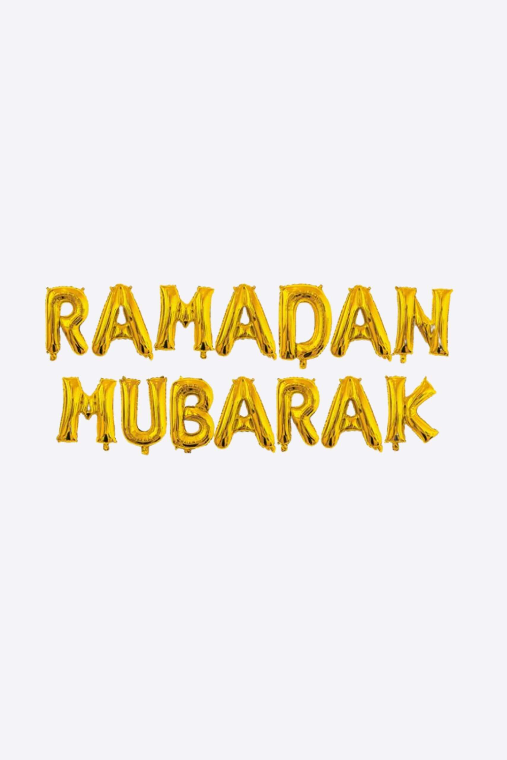 Ramadan Mubarak Foil Balloons - Balloon - Muslim Lifestyle Store