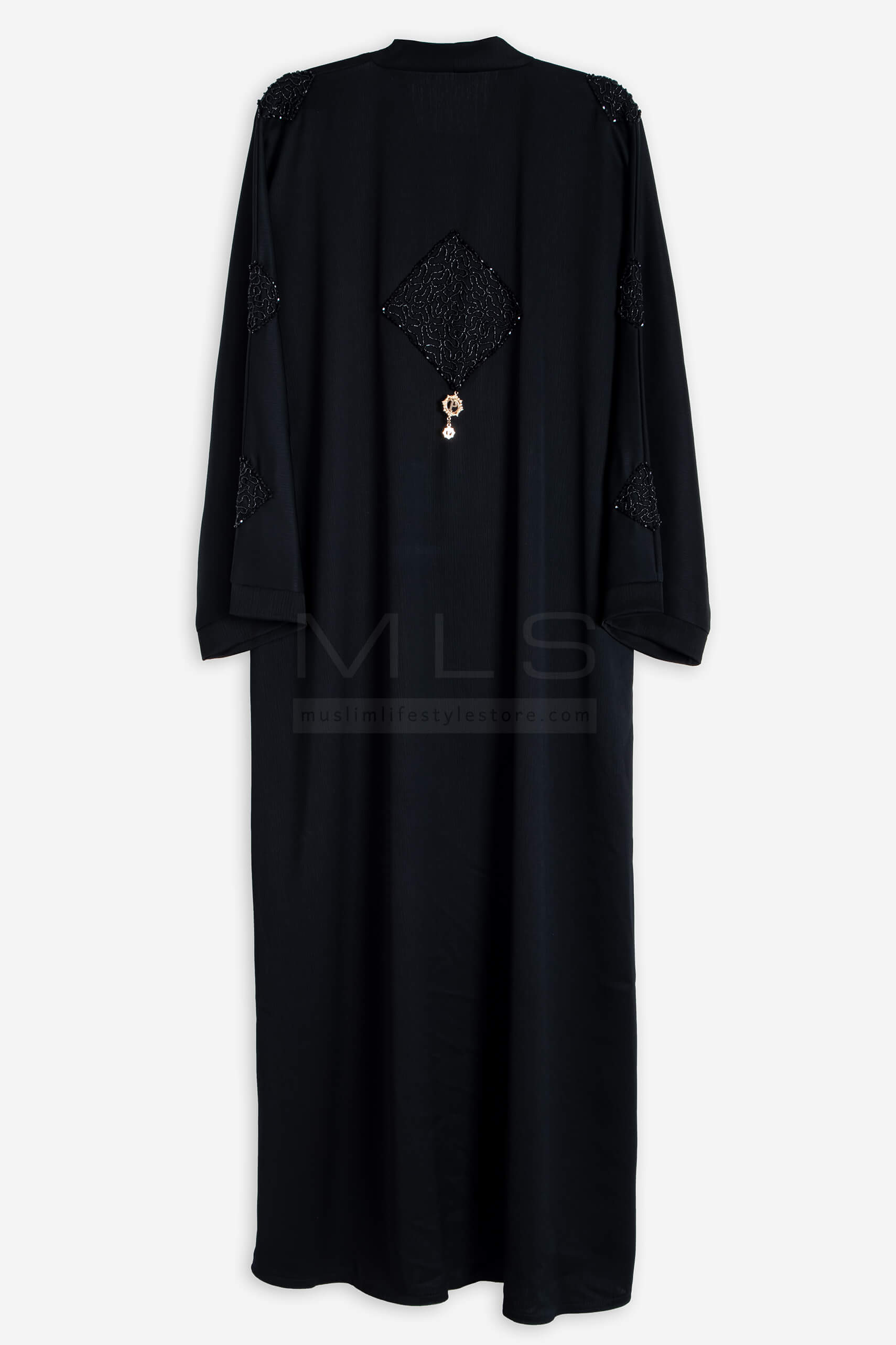 Black Victoria Abaya - Abaya - Muslim Lifestyle Store