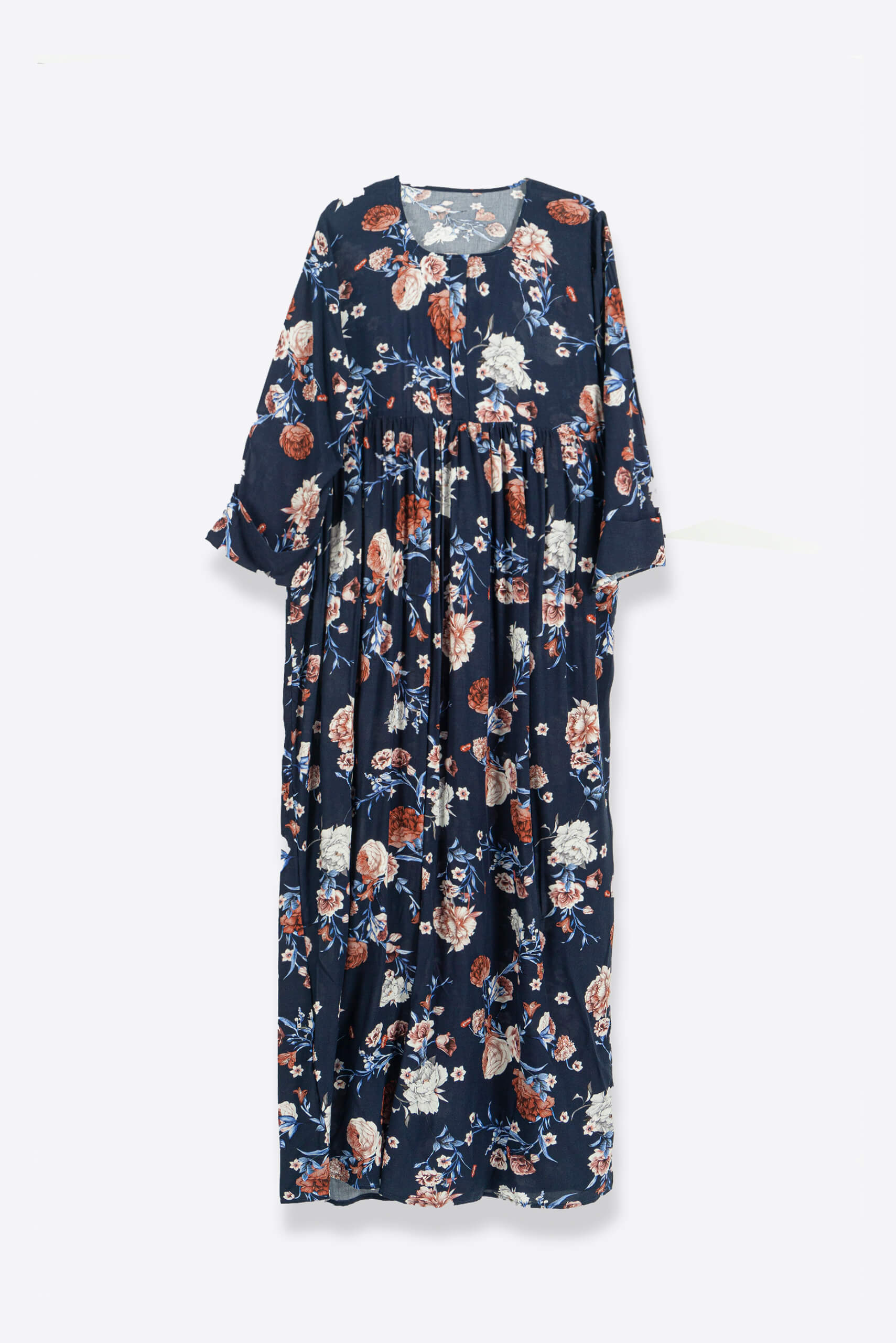 Dark Blue Maxi Dress - Maxi Dress - Muslim Lifestyle Store
